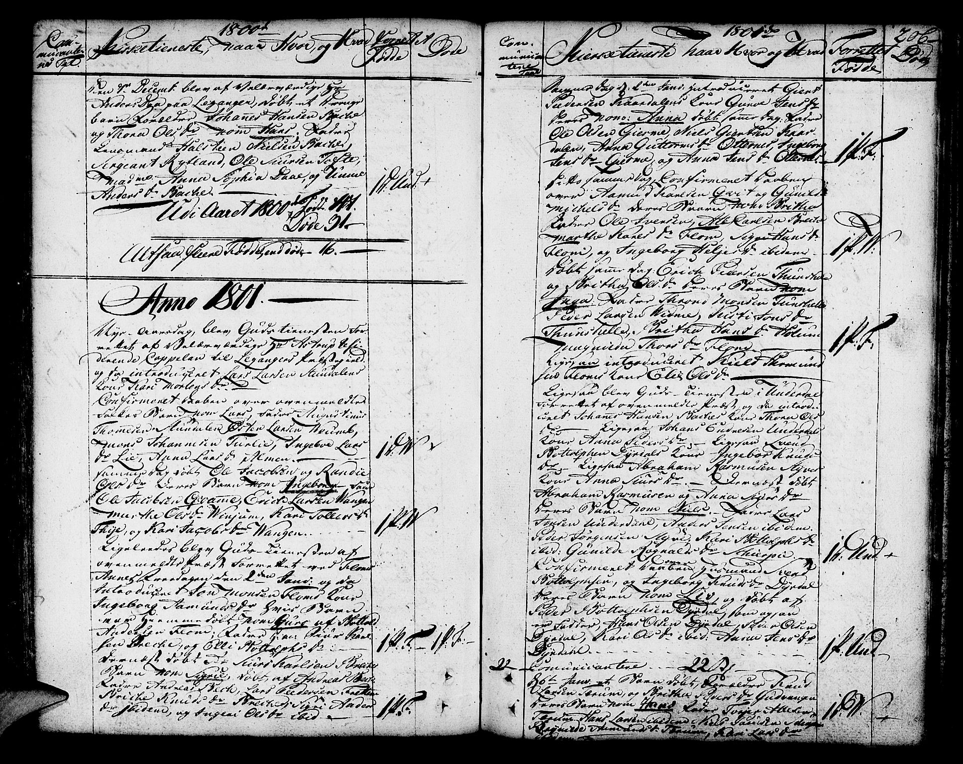 Aurland sokneprestembete, SAB/A-99937/H/Ha/Haa/L0004: Parish register (official) no. A 4, 1756-1801, p. 206