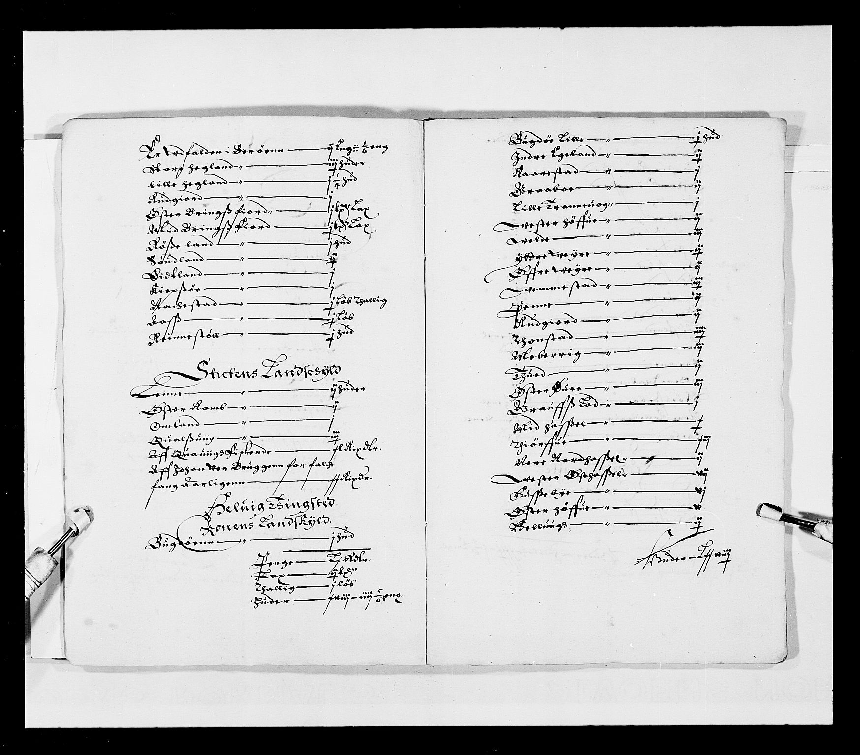 Stattholderembetet 1572-1771, AV/RA-EA-2870/Ek/L0023/0001: Jordebøker 1633-1658: / Jordebøker for Agdesiden len, 1644-1647, p. 67