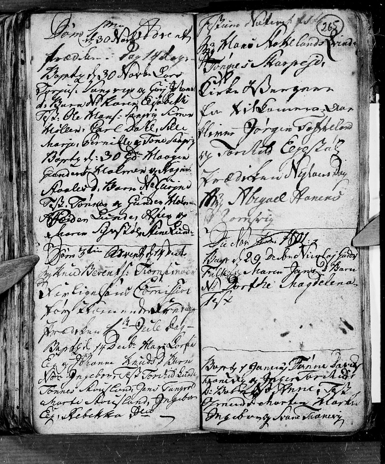 Søgne sokneprestkontor, SAK/1111-0037/F/Fb/Fbb/L0001: Parish register (copy) no. B 1, 1779-1802, p. 265