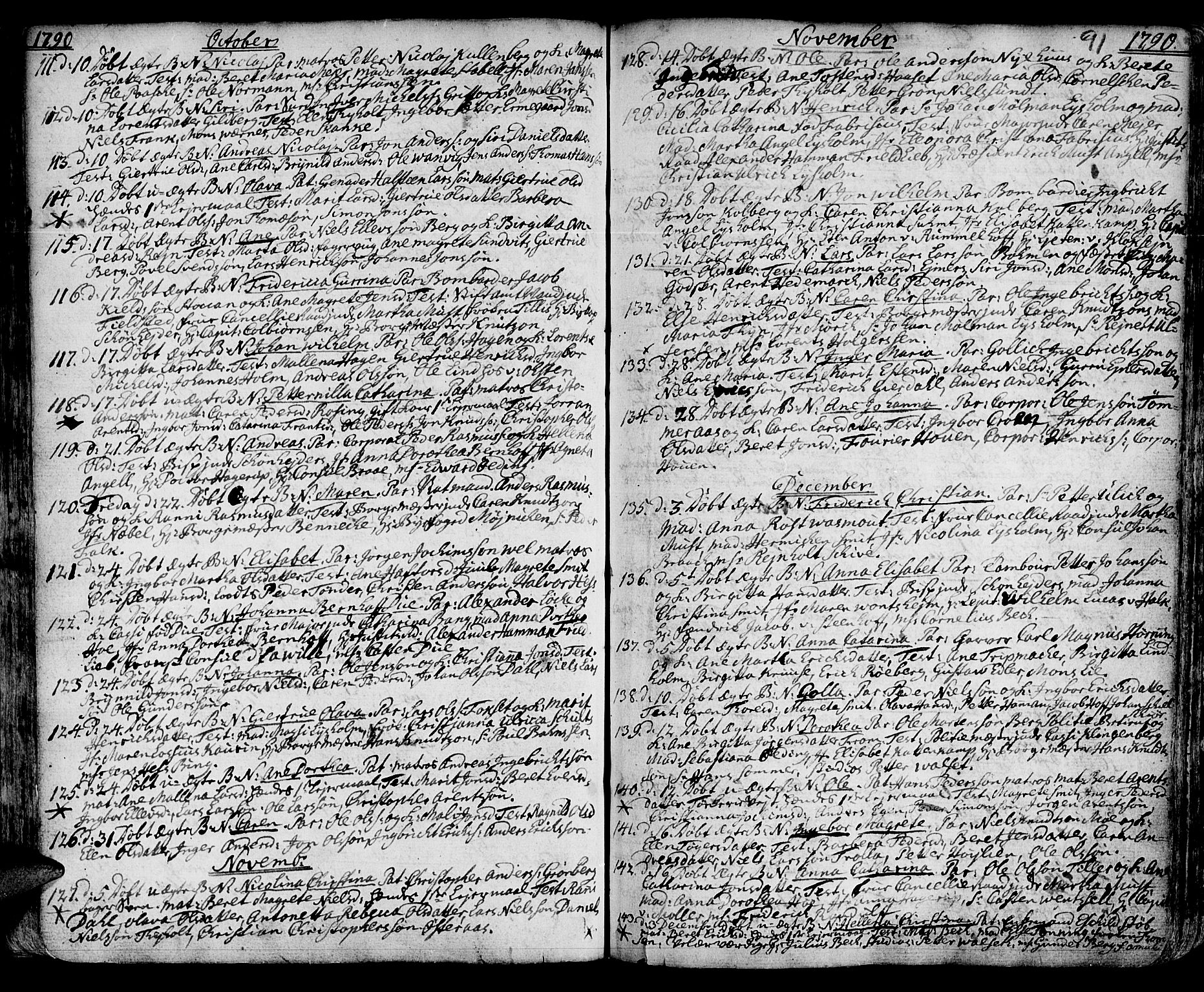 Ministerialprotokoller, klokkerbøker og fødselsregistre - Sør-Trøndelag, SAT/A-1456/601/L0039: Parish register (official) no. 601A07, 1770-1819, p. 91