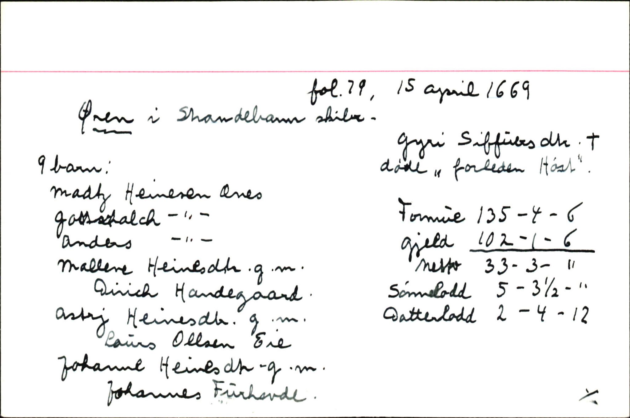 Skiftekort ved Statsarkivet i Bergen, SAB/SKIFTEKORT/004/L0001: Skifteprotokoll nr. 1-2, 1668-1699, p. 243