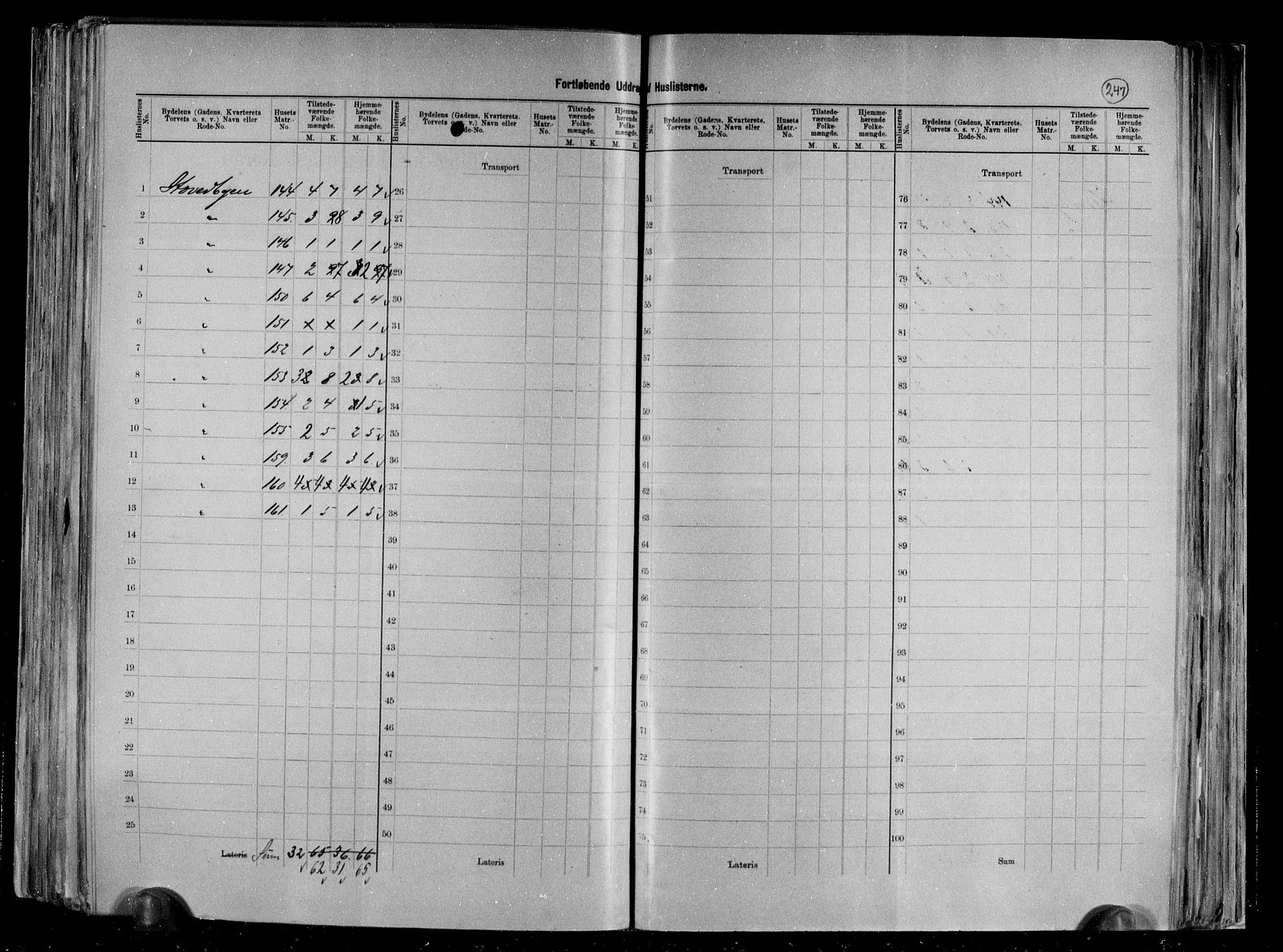 RA, 1891 census for 0801 Kragerø, 1891, p. 32