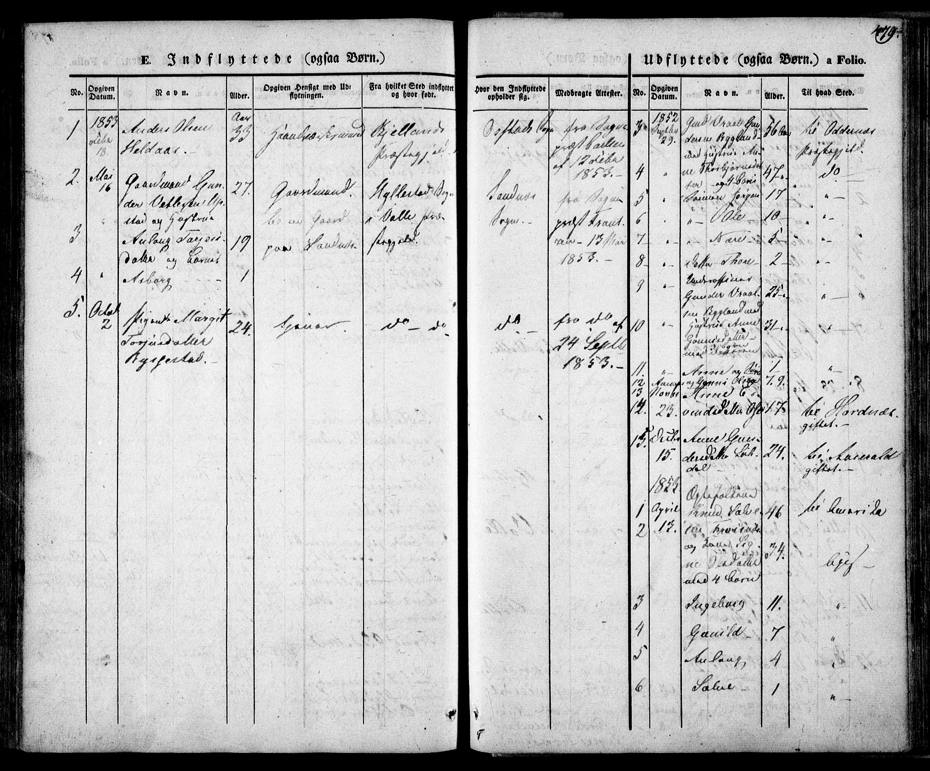 Bygland sokneprestkontor, SAK/1111-0006/F/Fa/Fab/L0004: Parish register (official) no. A 4, 1842-1858, p. 480