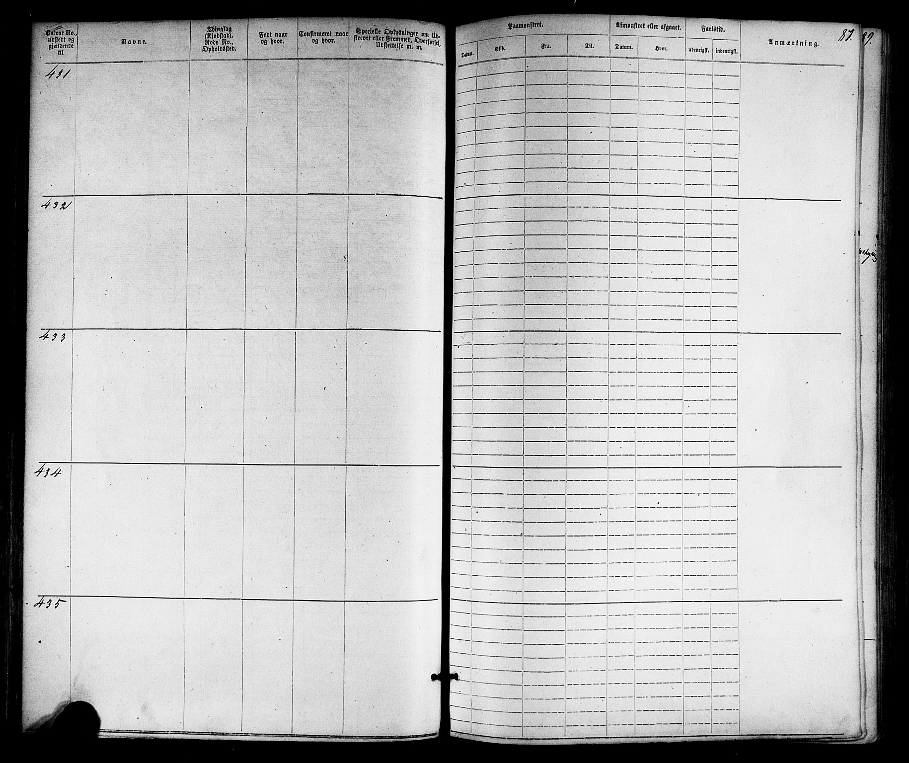 Grimstad mønstringskrets, AV/SAK-2031-0013/F/Fa/L0005: Annotasjonsrulle nr 1-1910 med register, V-18, 1870-1892, p. 111