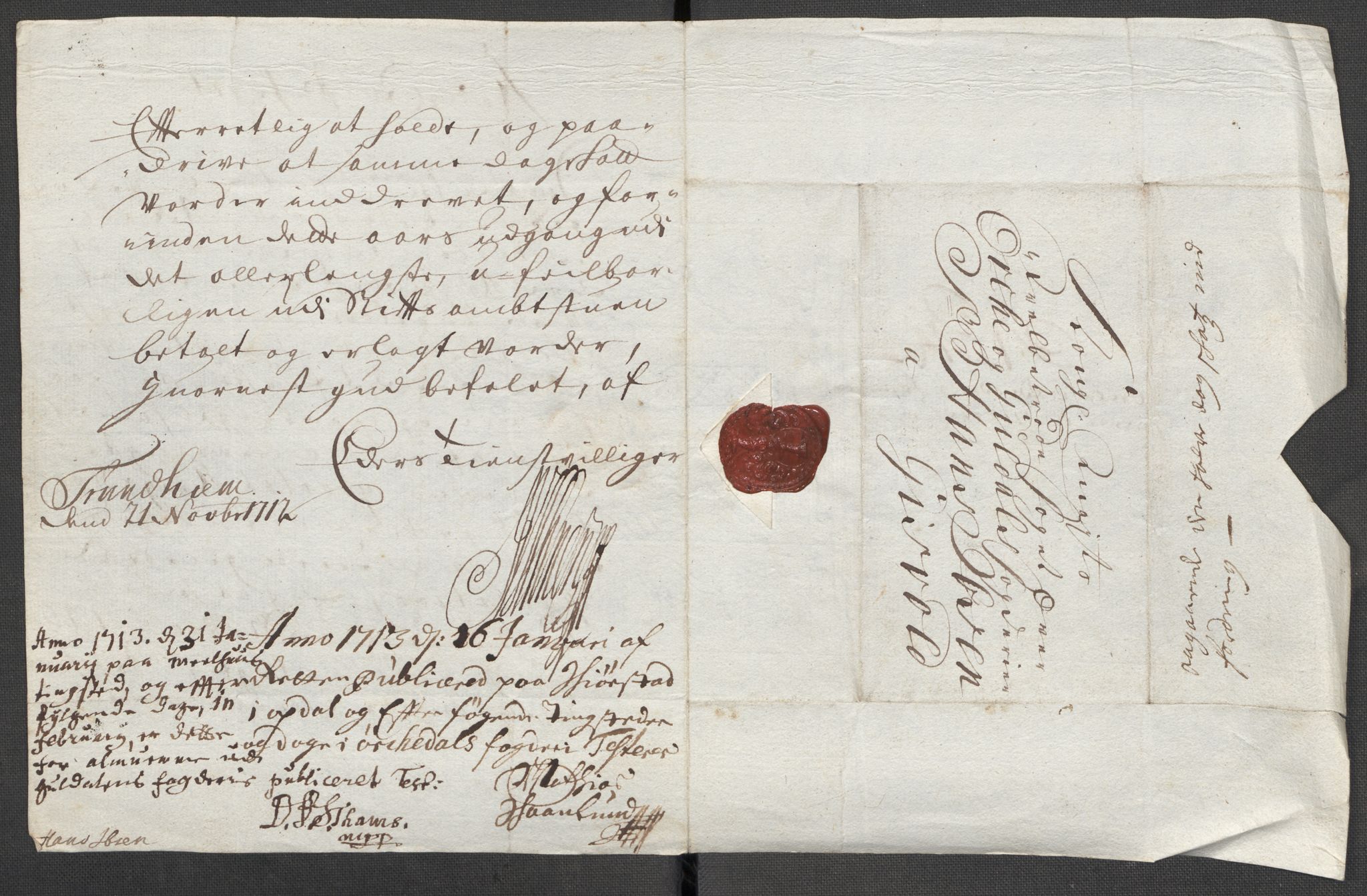 Rentekammeret inntil 1814, Reviderte regnskaper, Fogderegnskap, AV/RA-EA-4092/R60/L3963: Fogderegnskap Orkdal og Gauldal, 1712, p. 153