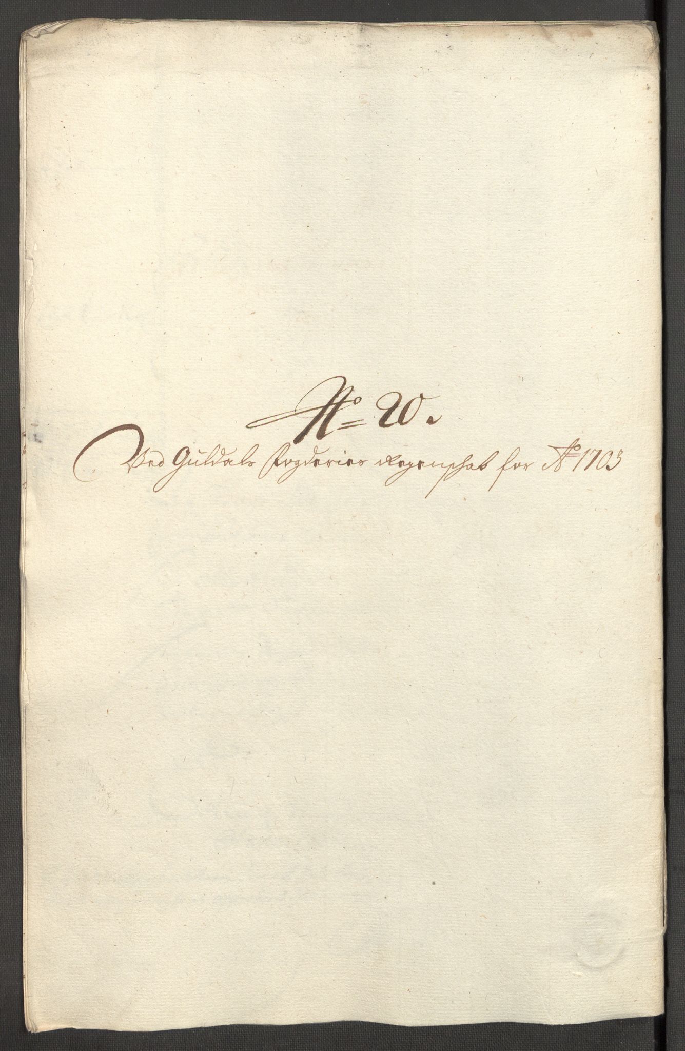 Rentekammeret inntil 1814, Reviderte regnskaper, Fogderegnskap, AV/RA-EA-4092/R60/L3953: Fogderegnskap Orkdal og Gauldal, 1703, p. 388