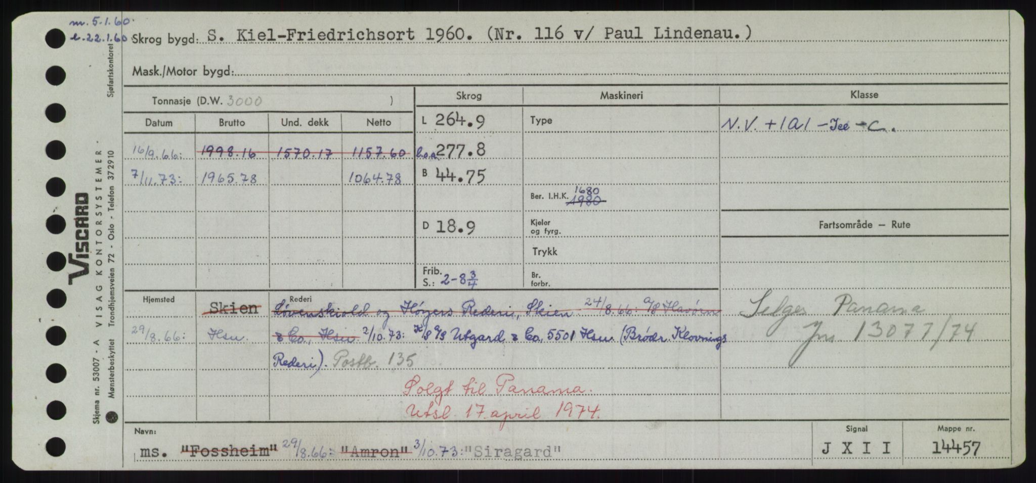 Sjøfartsdirektoratet med forløpere, Skipsmålingen, AV/RA-S-1627/H/Hd/L0033: Fartøy, Sevi-Sjø, p. 237