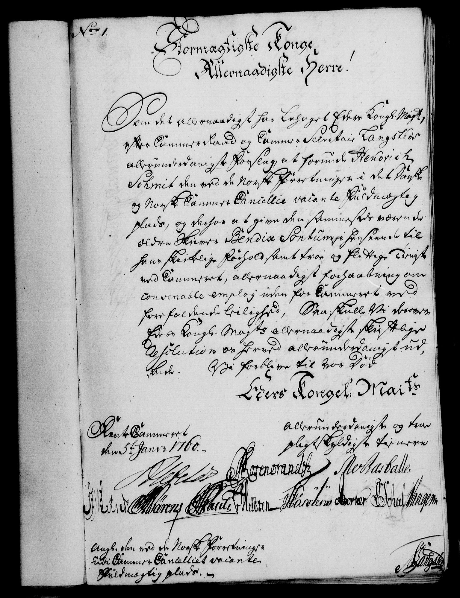 Rentekammeret, Kammerkanselliet, AV/RA-EA-3111/G/Gf/Gfa/L0043: Norsk relasjons- og resolusjonsprotokoll (merket RK 52.43), 1761, p. 29
