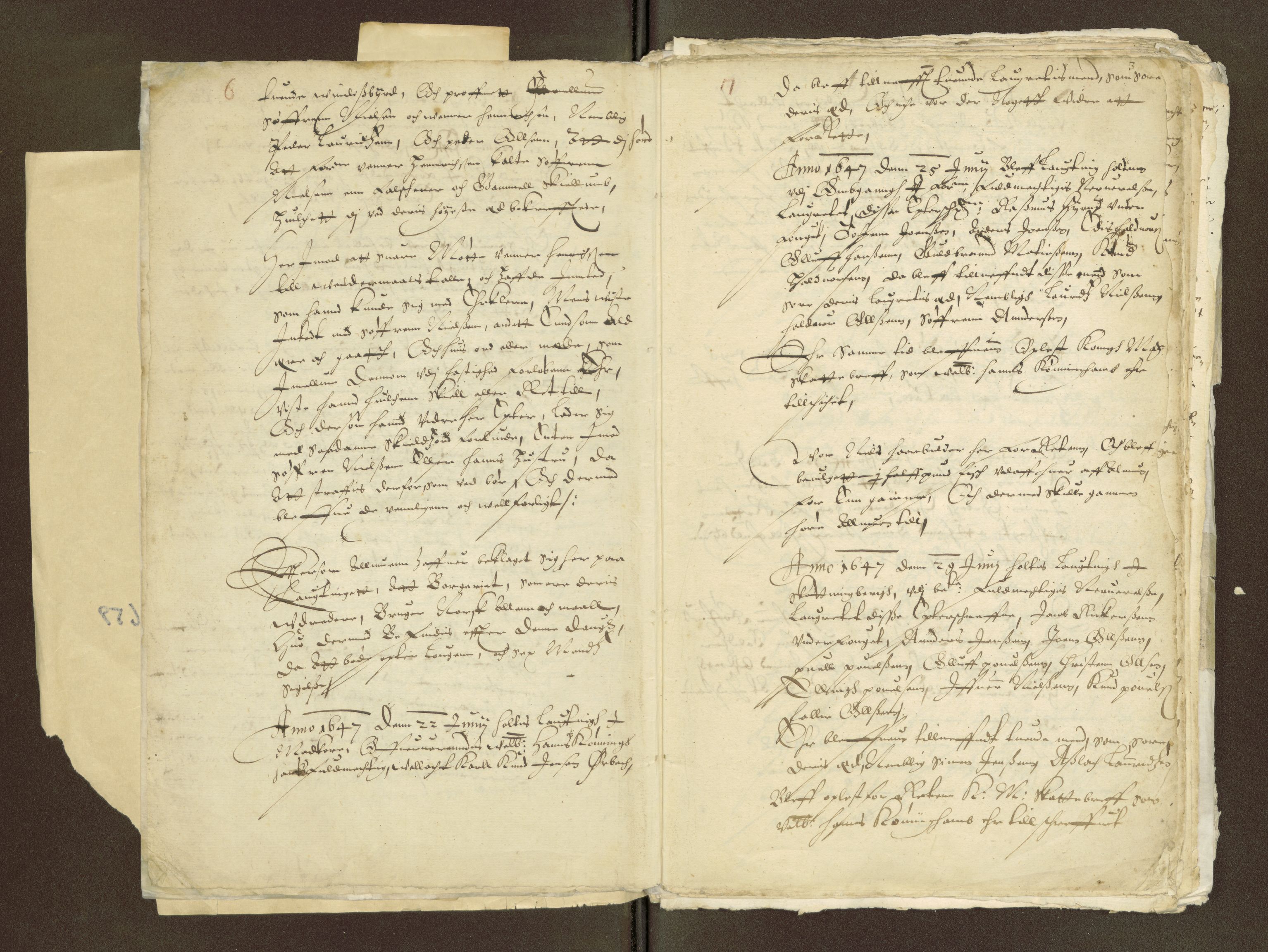 Nordland og Finnmarks lagstol, AV/SAT-A-5608/X/L0001: Lagtingsprotokoll , 1647-1668, p. 6-7