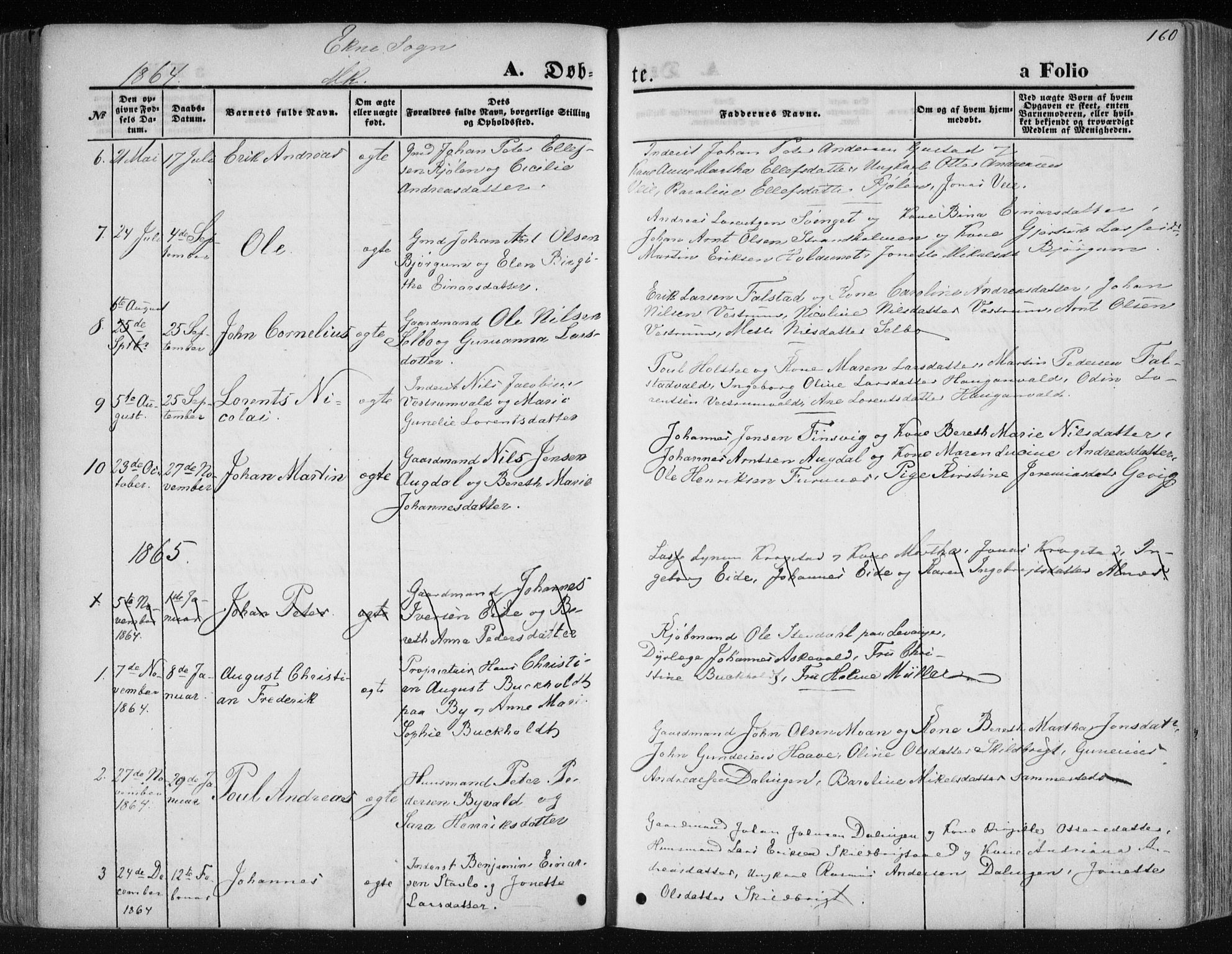 Ministerialprotokoller, klokkerbøker og fødselsregistre - Nord-Trøndelag, SAT/A-1458/717/L0158: Parish register (official) no. 717A08 /2, 1863-1877, p. 160
