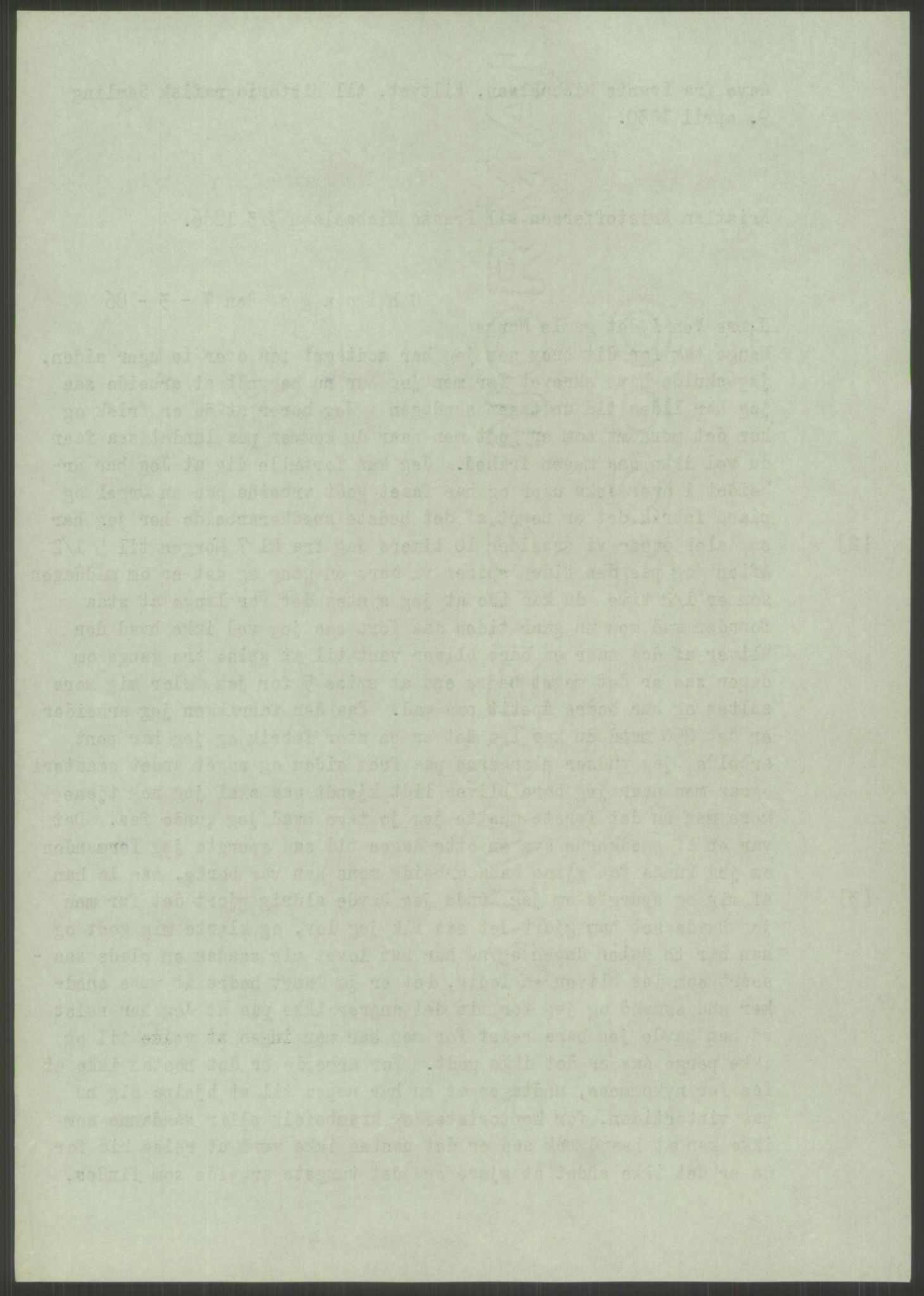 Samlinger til kildeutgivelse, Amerikabrevene, AV/RA-EA-4057/F/L0021: Innlån fra Buskerud: Michalsen - Ål bygdearkiv, 1838-1914, p. 40