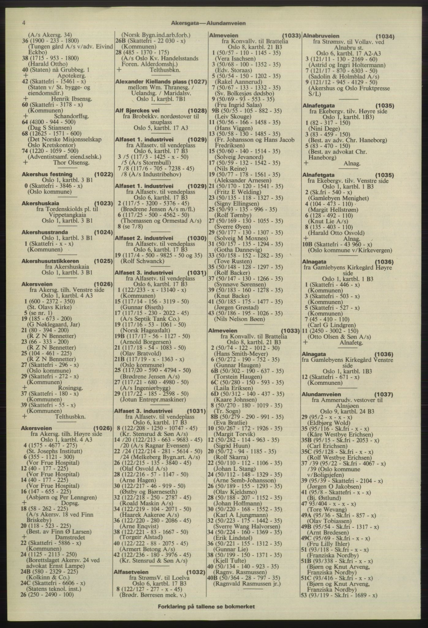 Kristiania/Oslo adressebok, PUBL/-, 1975-1976, p. 4