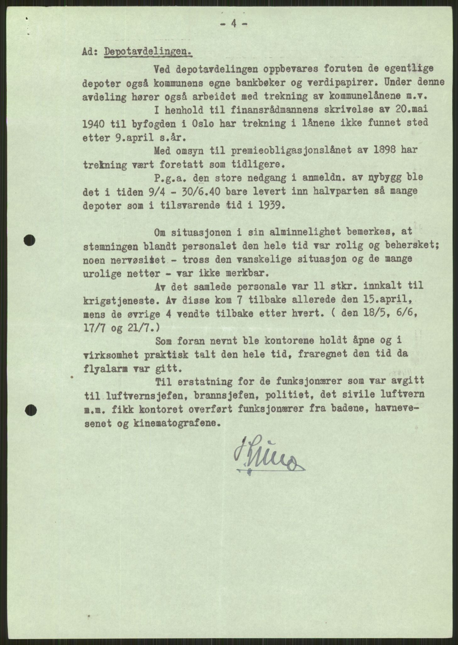 Forsvaret, Forsvarets krigshistoriske avdeling, AV/RA-RAFA-2017/Y/Ya/L0013: II-C-11-31 - Fylkesmenn.  Rapporter om krigsbegivenhetene 1940., 1940, p. 542