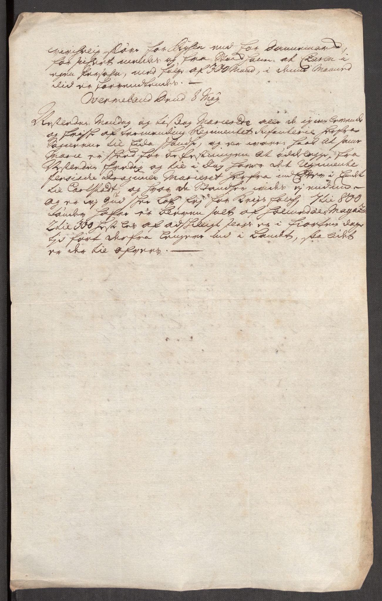 Kommanderende general (KG I) med Det norske krigsdirektorium, AV/RA-EA-5419/E/Eb/L0012: Kunnskap om fienden, kronologisk ordnet, 1718-1719, p. 676