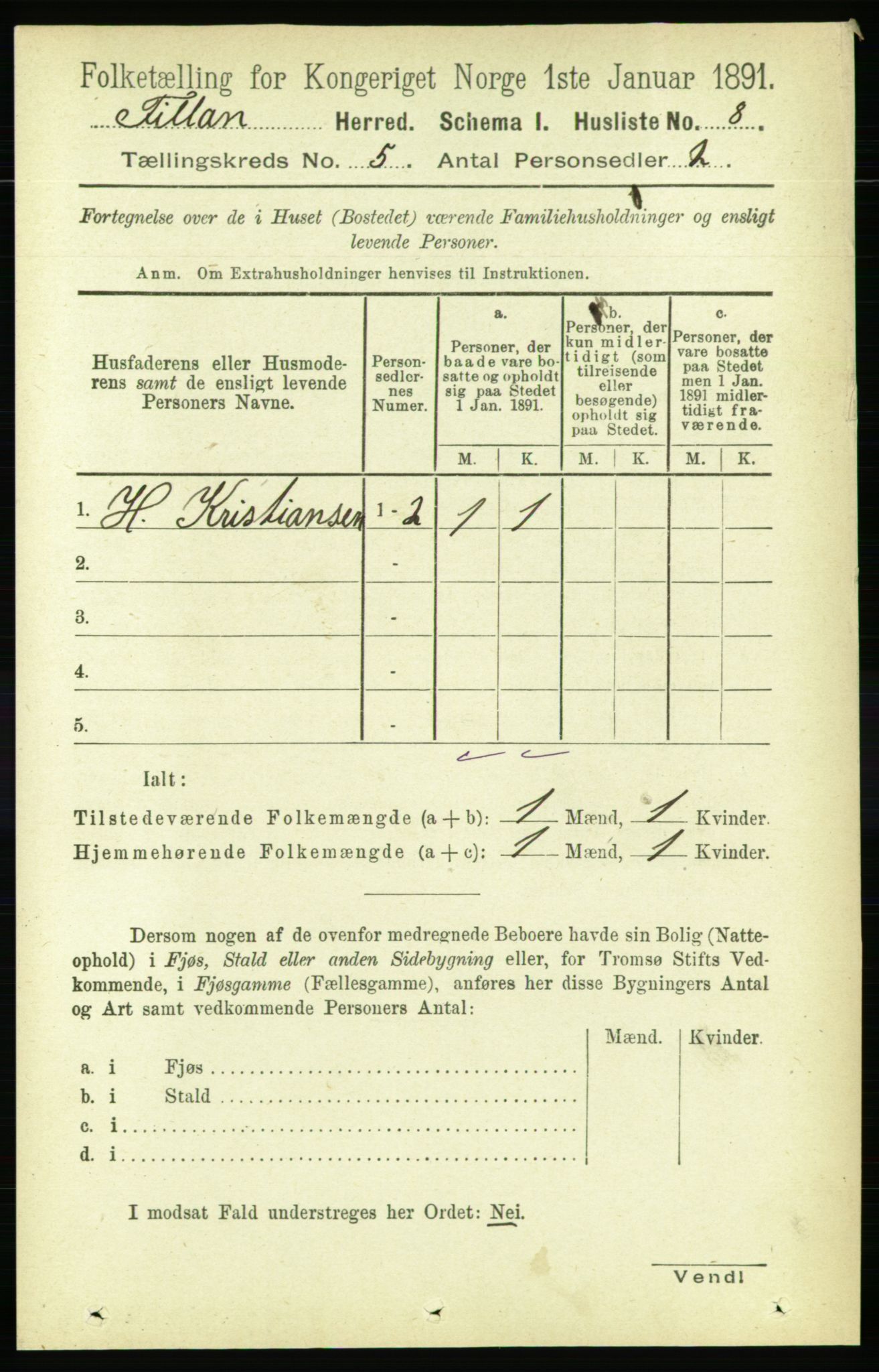 RA, 1891 census for 1616 Fillan, 1891, p. 963