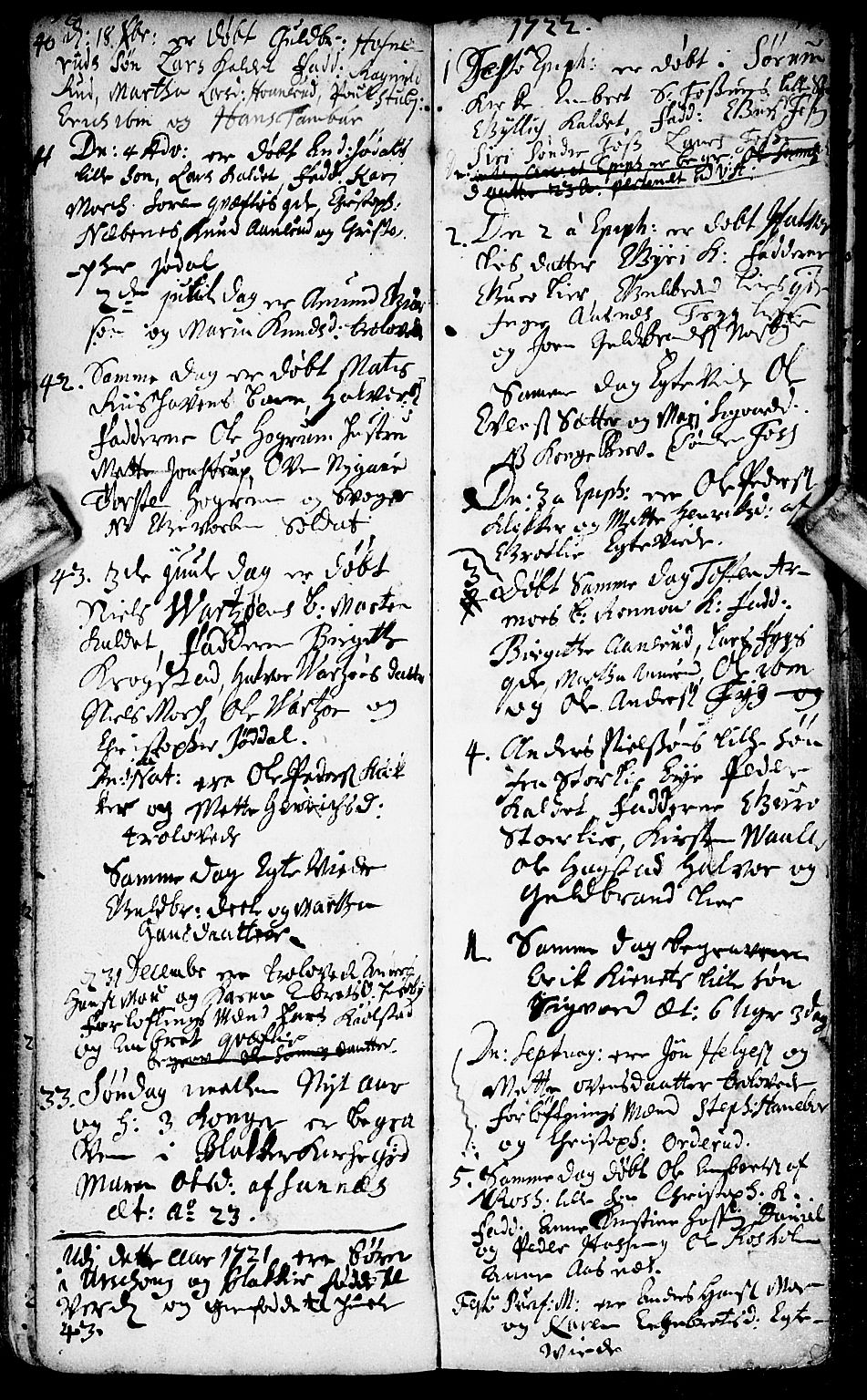 Aurskog prestekontor Kirkebøker, SAO/A-10304a/F/Fa/L0001: Parish register (official) no. I 1, 1707-1735, p. 136-137