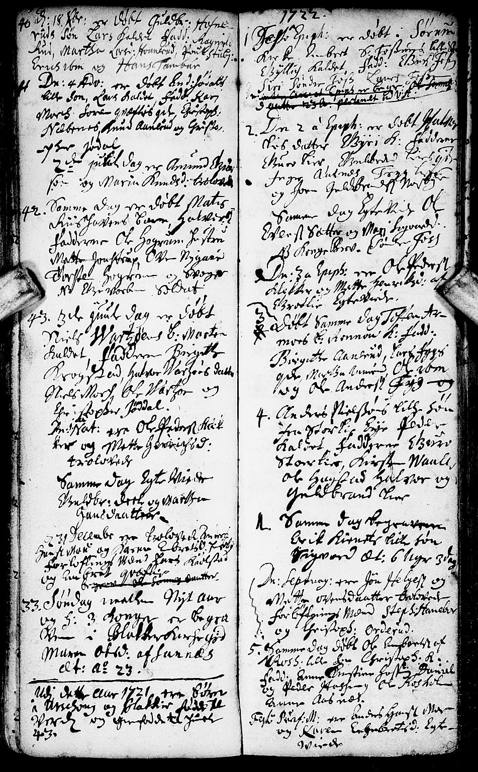 Aurskog prestekontor Kirkebøker, AV/SAO-A-10304a/F/Fa/L0001: Parish register (official) no. I 1, 1707-1735, p. 136-137