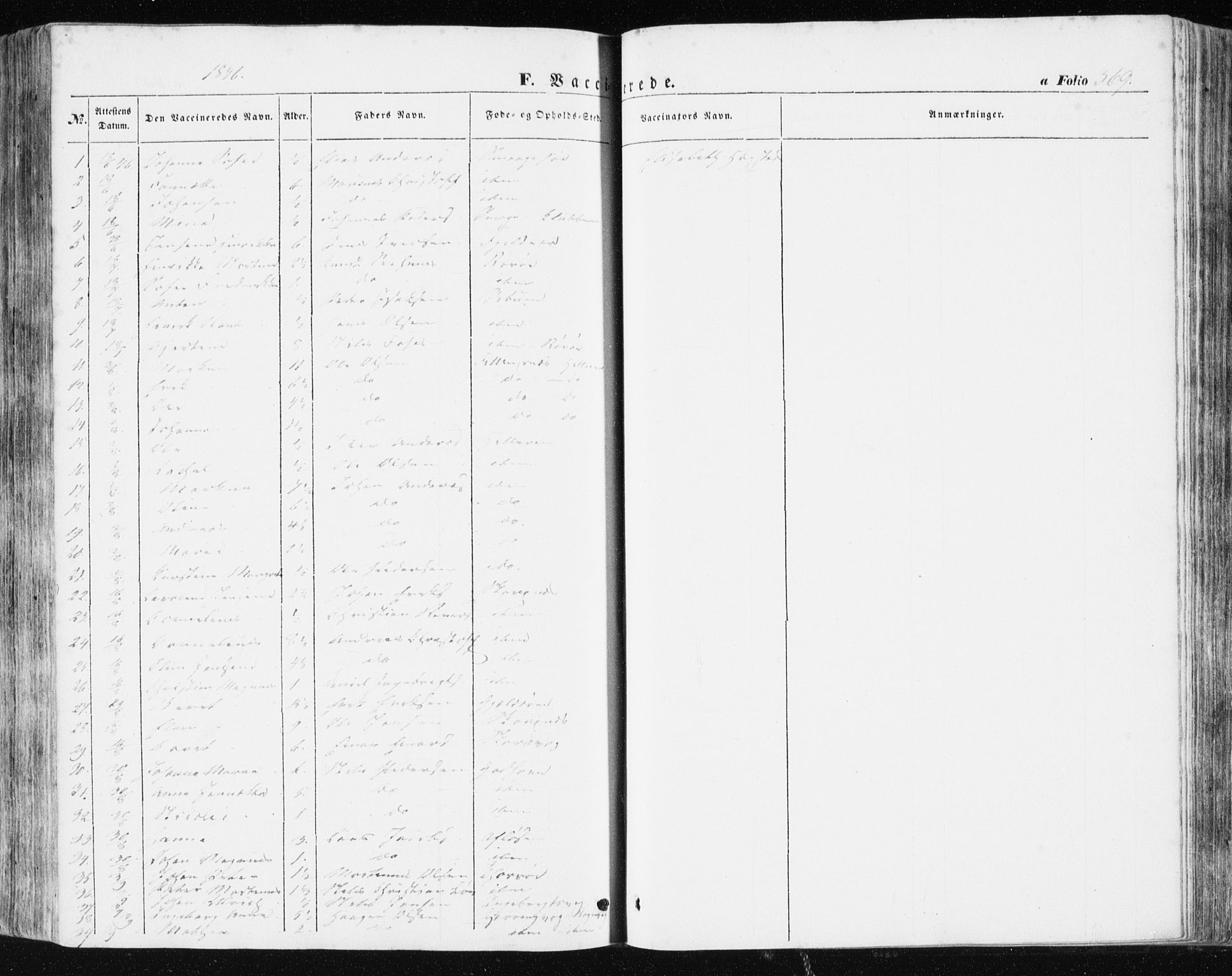 Ministerialprotokoller, klokkerbøker og fødselsregistre - Sør-Trøndelag, SAT/A-1456/634/L0529: Parish register (official) no. 634A05, 1843-1851, p. 369