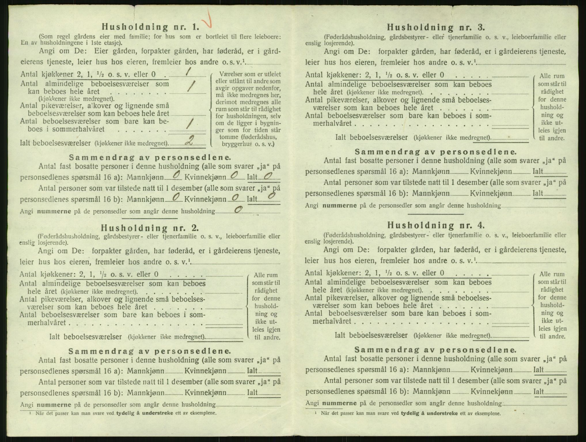 SAST, 1920 census for Lund, 1920, p. 713