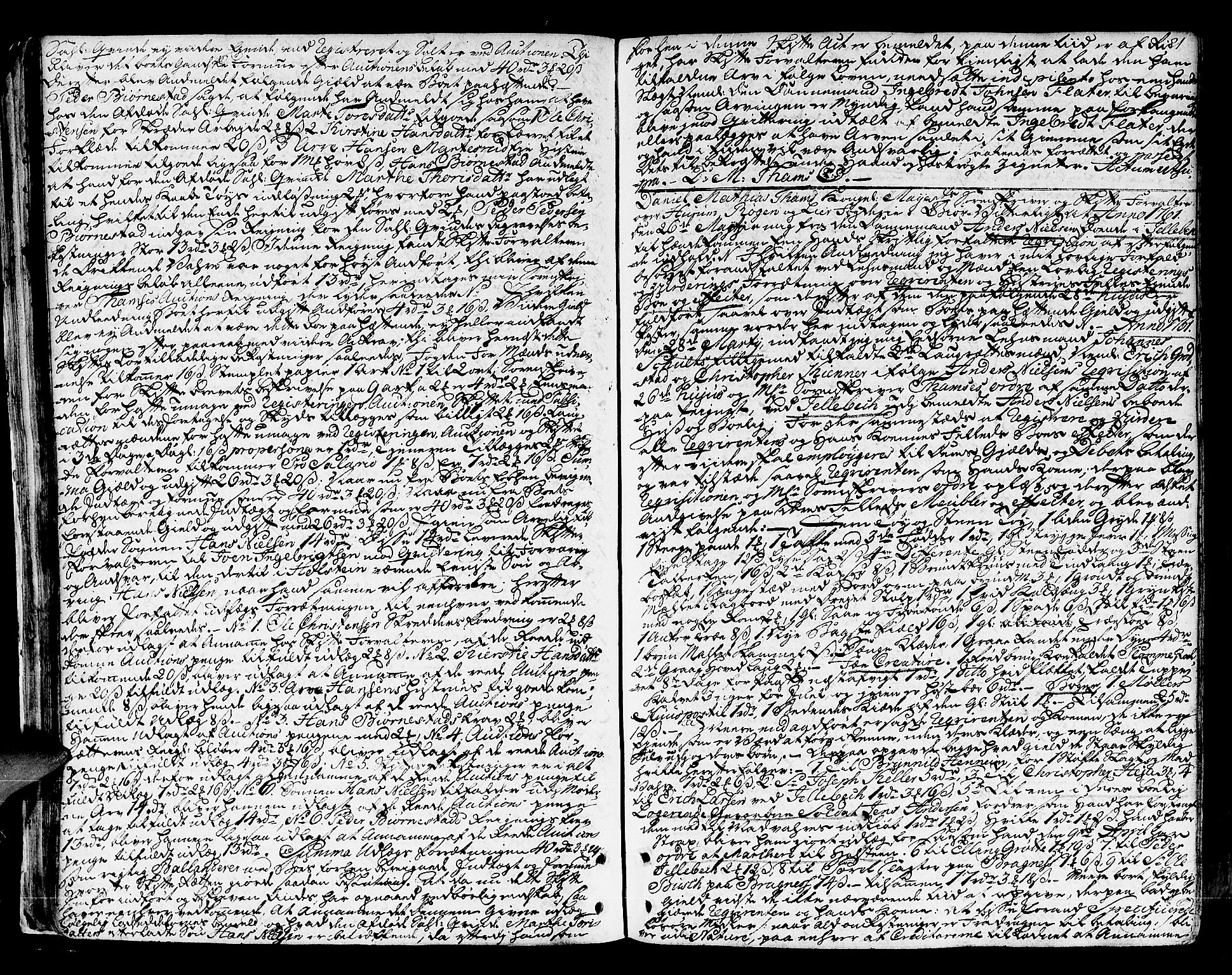 Lier, Røyken og Hurum sorenskriveri, AV/SAKO-A-89/H/Hc/L0005: Skifteprotokoll, 1760-1774, p. 20b-21a