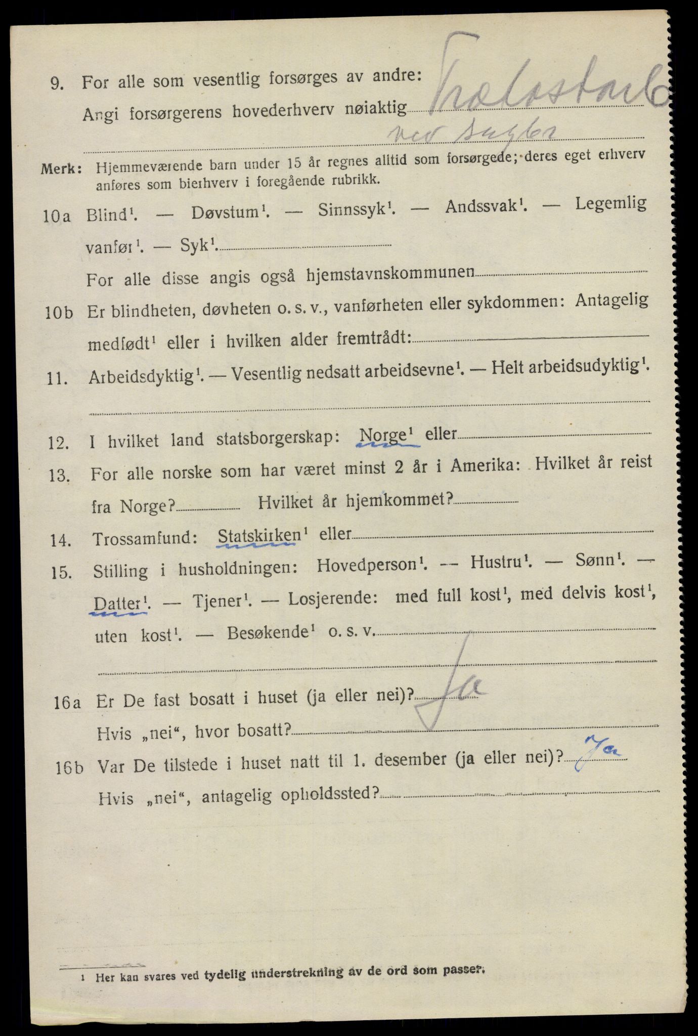 SAO, 1920 census for Rygge, 1920, p. 6030