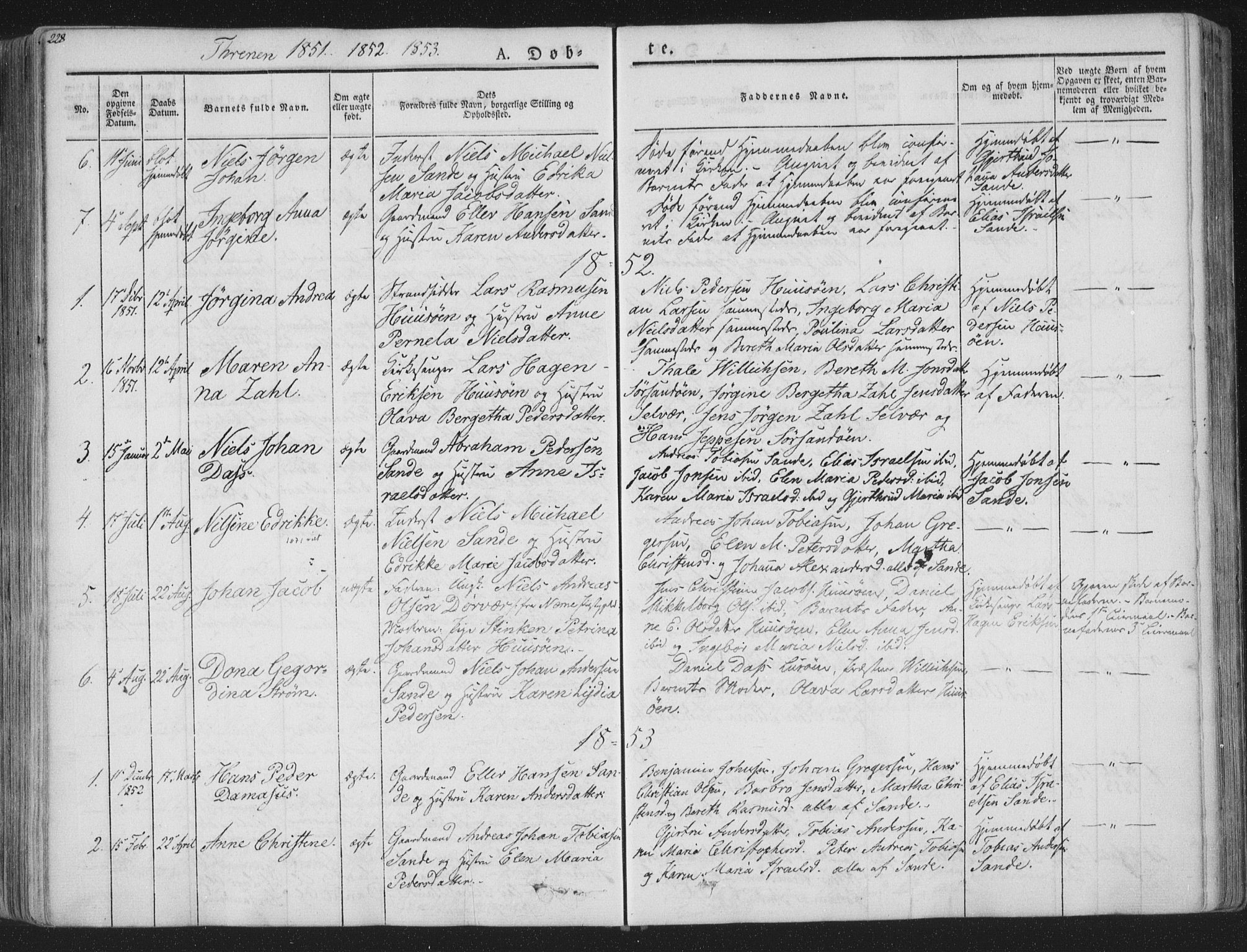 Ministerialprotokoller, klokkerbøker og fødselsregistre - Nordland, SAT/A-1459/839/L0565: Parish register (official) no. 839A02, 1825-1862, p. 228