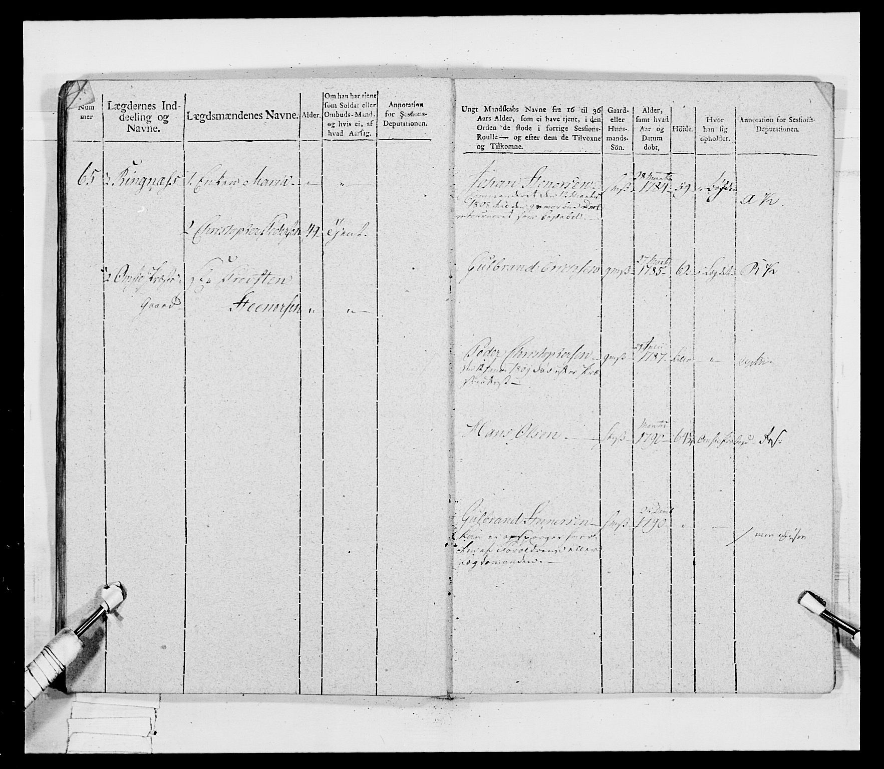 Generalitets- og kommissariatskollegiet, Det kongelige norske kommissariatskollegium, AV/RA-EA-5420/E/Eh/L0033: Nordafjelske gevorbne infanteriregiment, 1810, p. 35