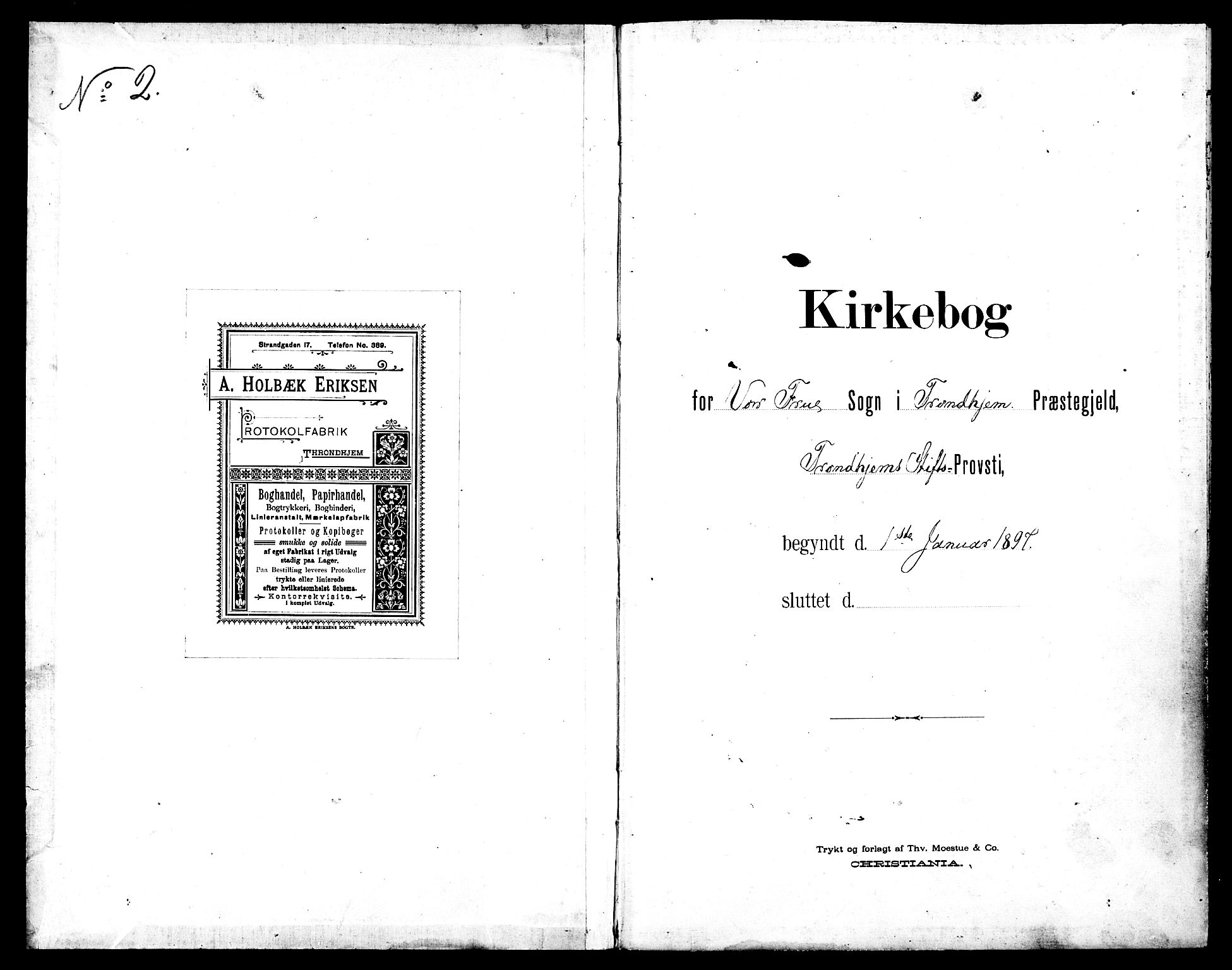 Ministerialprotokoller, klokkerbøker og fødselsregistre - Sør-Trøndelag, AV/SAT-A-1456/602/L0144: Parish register (copy) no. 602C12, 1897-1905