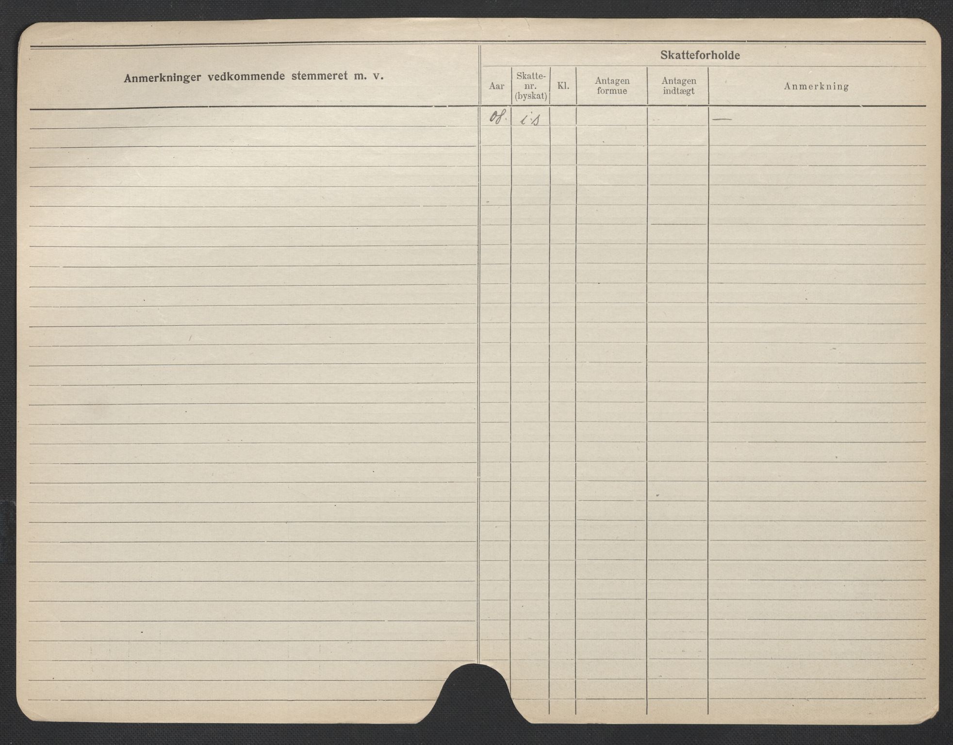 Oslo folkeregister, Registerkort, AV/SAO-A-11715/F/Fa/Fac/L0020: Kvinner, 1906-1914, p. 229b