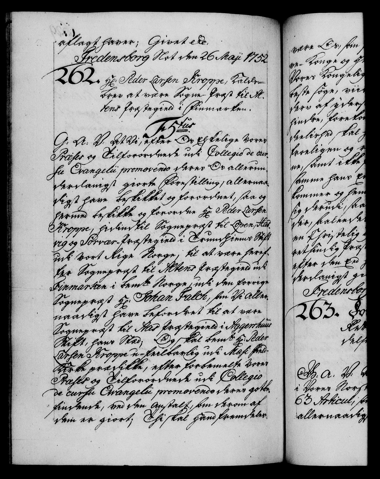 Danske Kanselli 1572-1799, AV/RA-EA-3023/F/Fc/Fca/Fcaa/L0037: Norske registre, 1751-1752, p. 629b