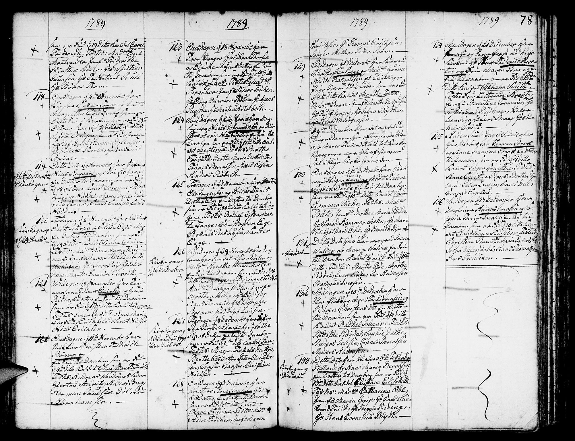 Nykirken Sokneprestembete, SAB/A-77101/H/Haa/L0005: Parish register (official) no. A 5, 1775-1808, p. 78