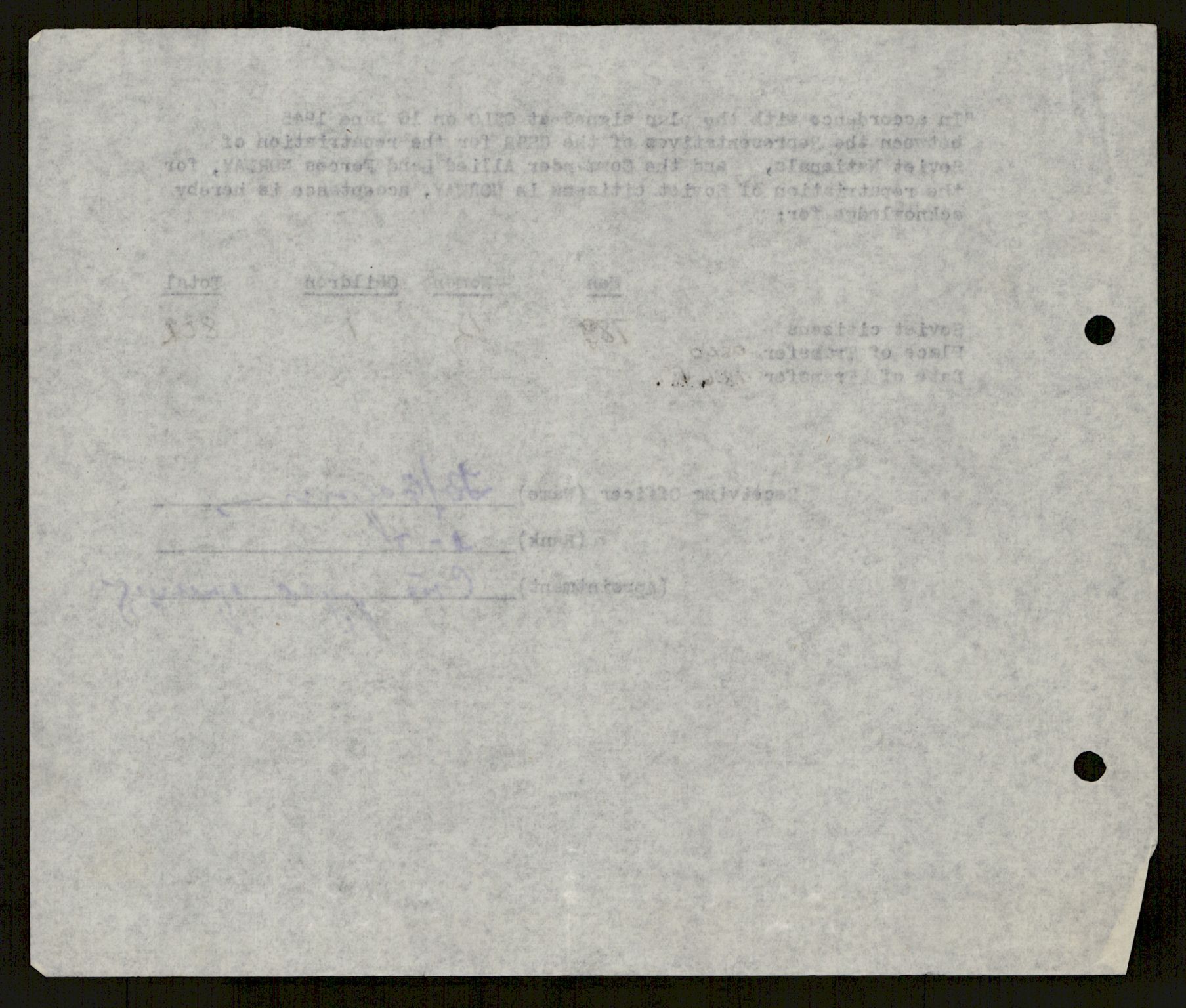 Flyktnings- og fangedirektoratet, Repatrieringskontoret, AV/RA-S-1681/D/Db/L0021: Displaced Persons (DPs) og sivile tyskere, 1945-1948, p. 298