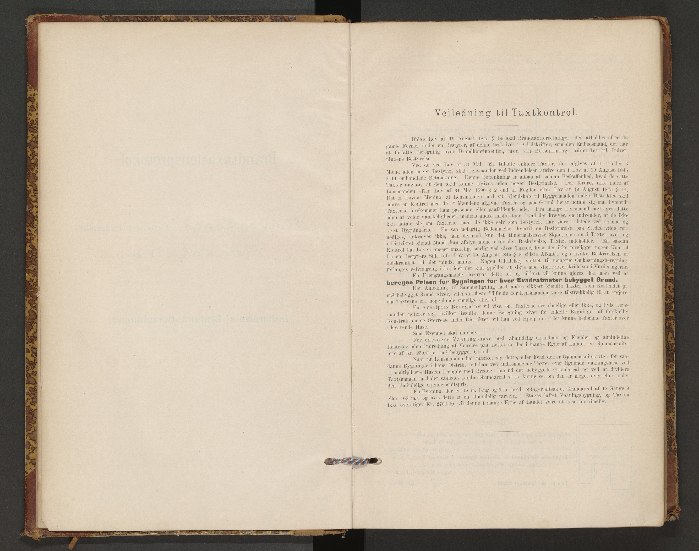 Norges Brannkasse Vågøy og Sund, AV/SAT-A-5504/Fb/L0001: Branntakstprotokoll, 1894-1905