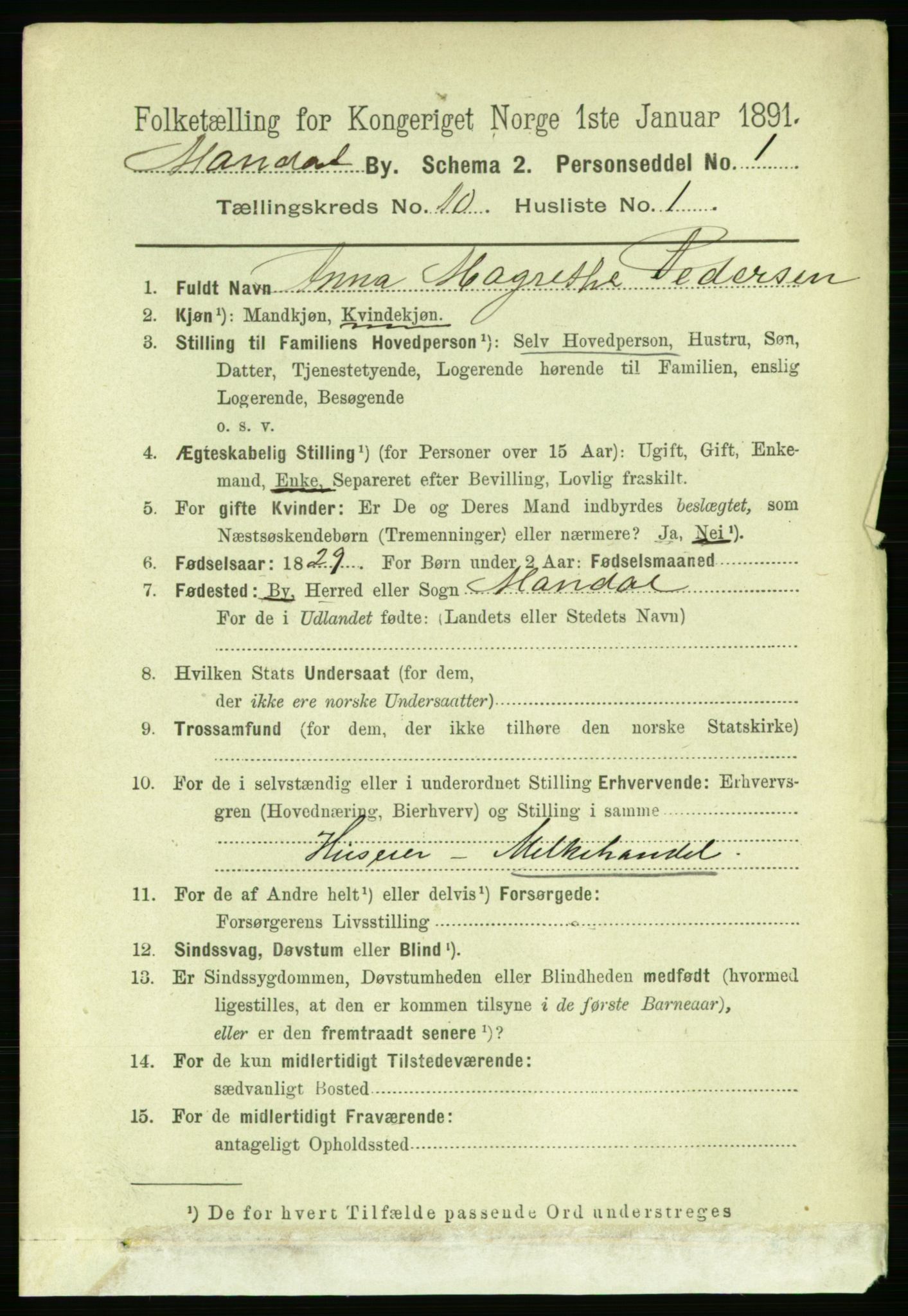 RA, 1891 census for 1002 Mandal, 1891, p. 2639