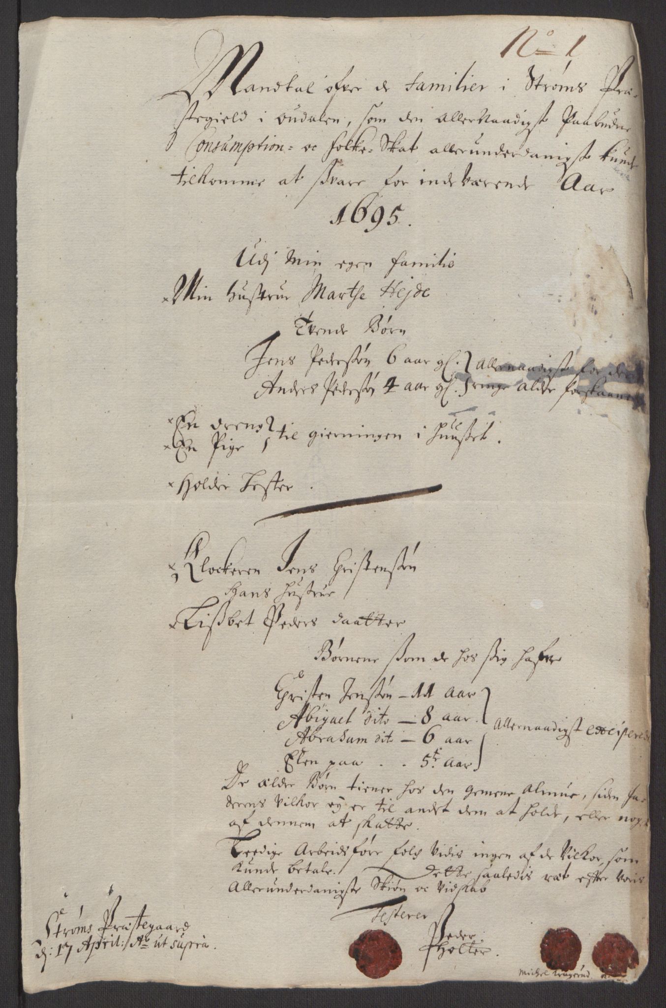 Rentekammeret inntil 1814, Reviderte regnskaper, Fogderegnskap, AV/RA-EA-4092/R13/L0833: Fogderegnskap Solør, Odal og Østerdal, 1695, p. 272