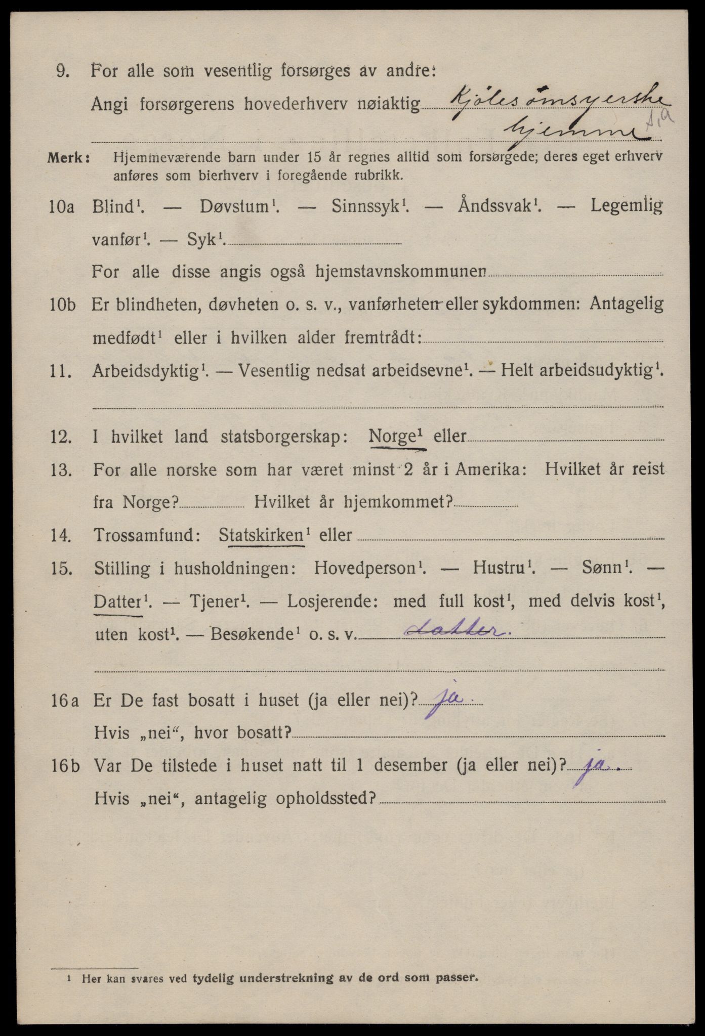 SAST, 1920 census for Stavanger, 1920, p. 57867