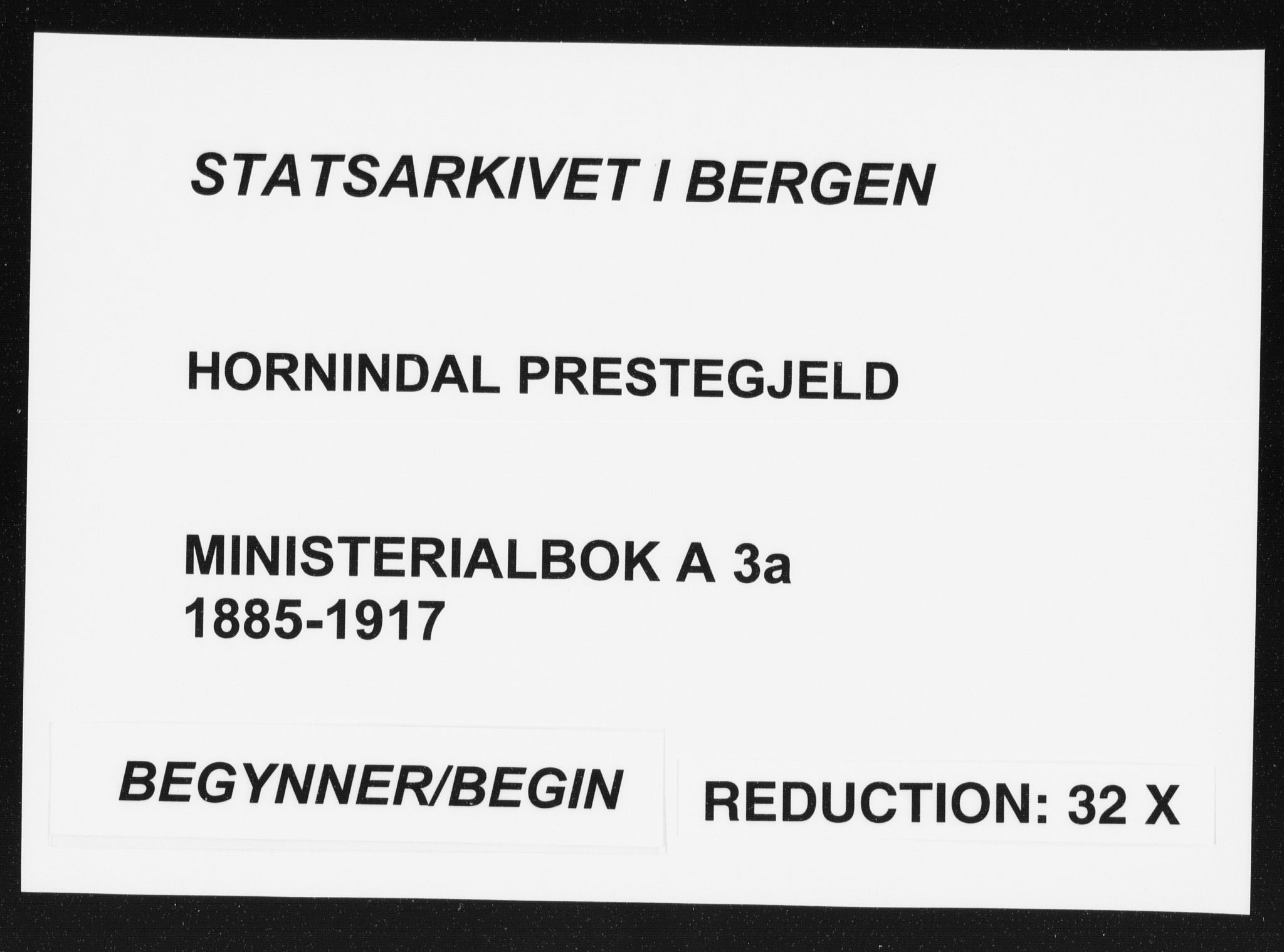 Hornindal sokneprestembete, SAB/A-82401/H/Haa/Haaa/L0003/0001: Parish register (official) no. A 3A, 1887-1917