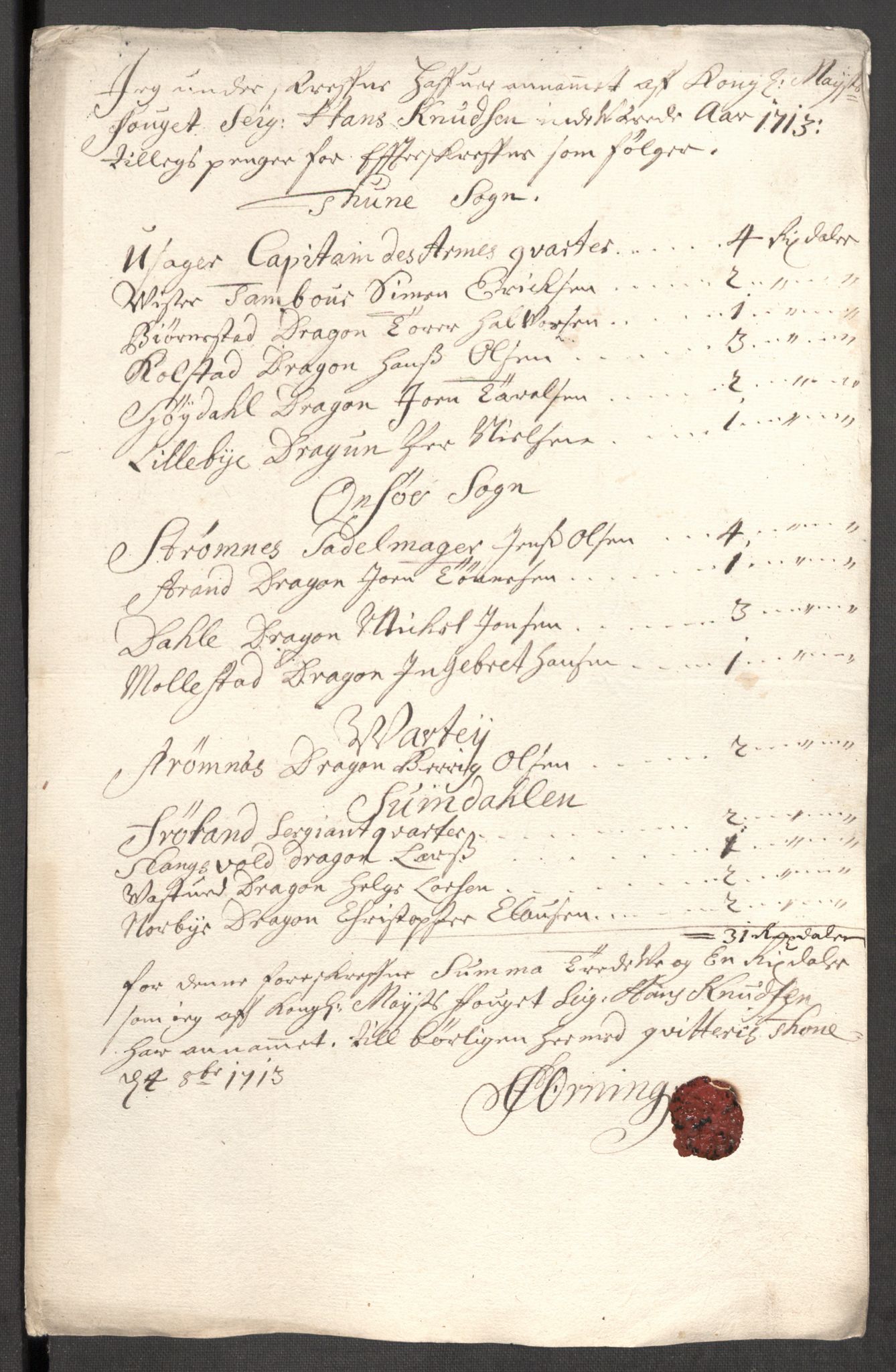 Rentekammeret inntil 1814, Reviderte regnskaper, Fogderegnskap, AV/RA-EA-4092/R04/L0138: Fogderegnskap Moss, Onsøy, Tune, Veme og Åbygge, 1713-1714, p. 259