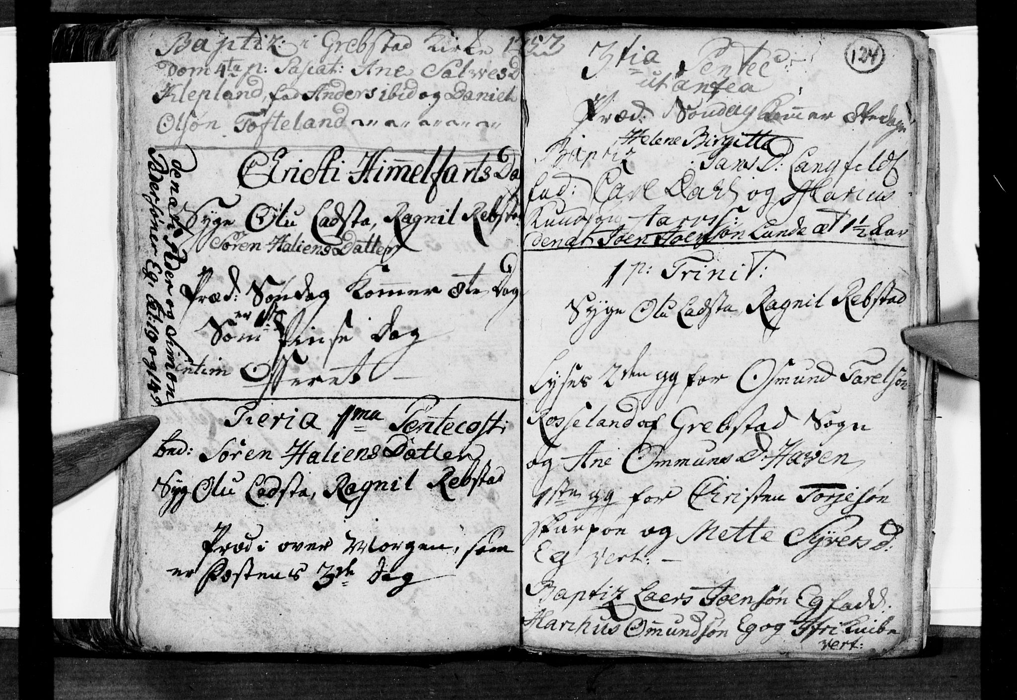 Søgne sokneprestkontor, SAK/1111-0037/F/Fa/Fab/L0003: Parish register (official) no. A 3, 1751-1759, p. 124