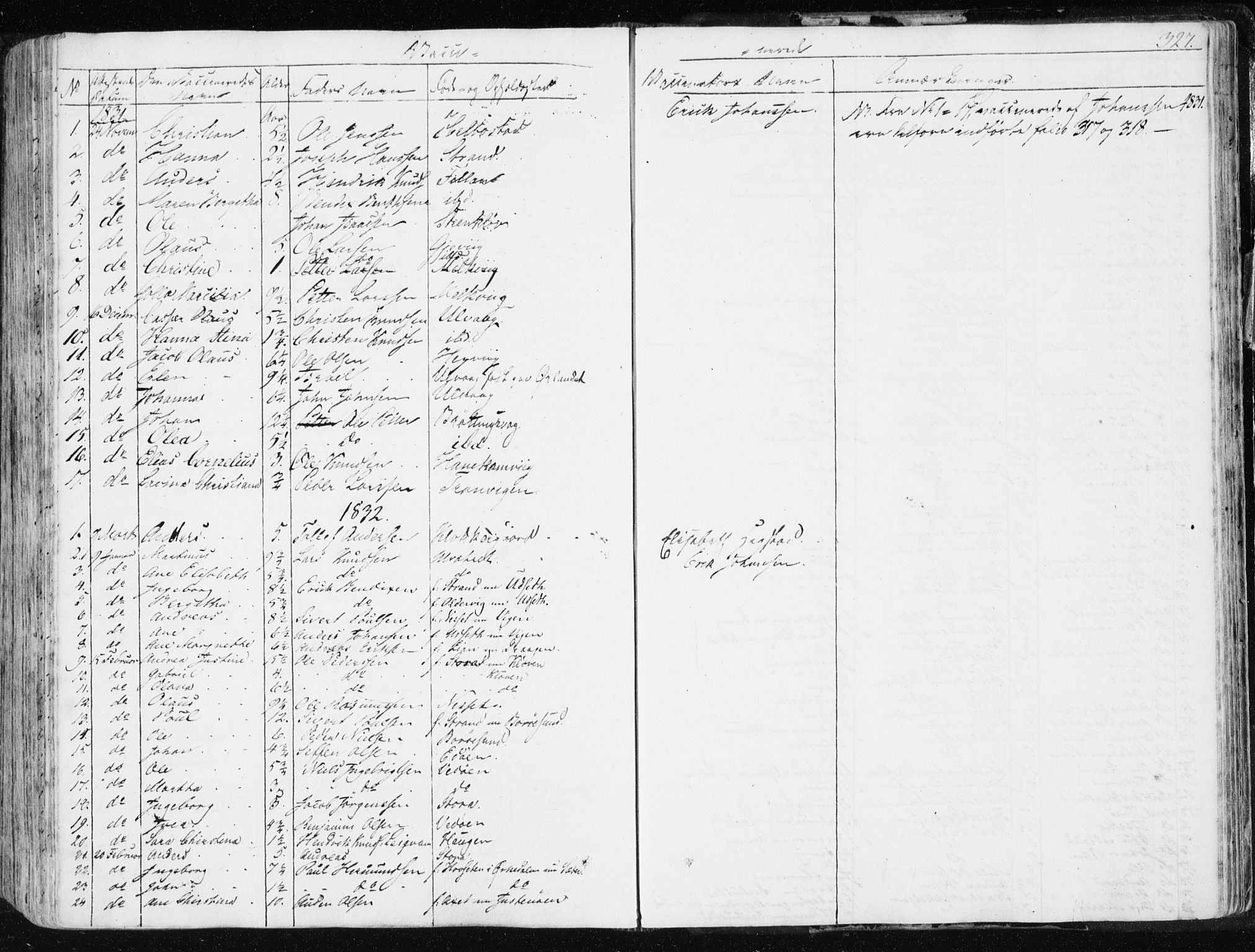 Ministerialprotokoller, klokkerbøker og fødselsregistre - Sør-Trøndelag, SAT/A-1456/634/L0528: Parish register (official) no. 634A04, 1827-1842, p. 327