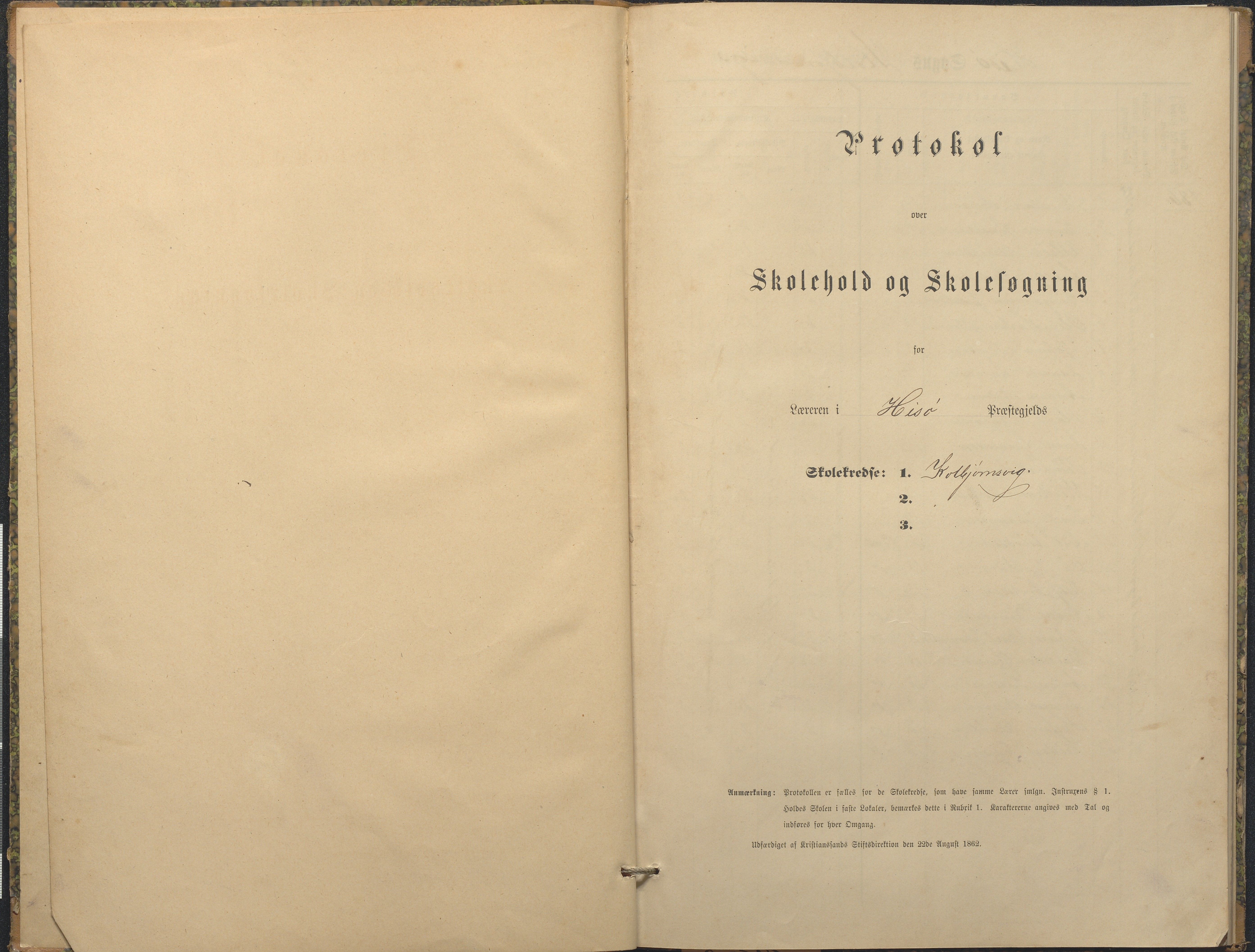 Hisøy kommune frem til 1991, AAKS/KA0922-PK/32/L0010: Skoleprotokoll, 1882-1890