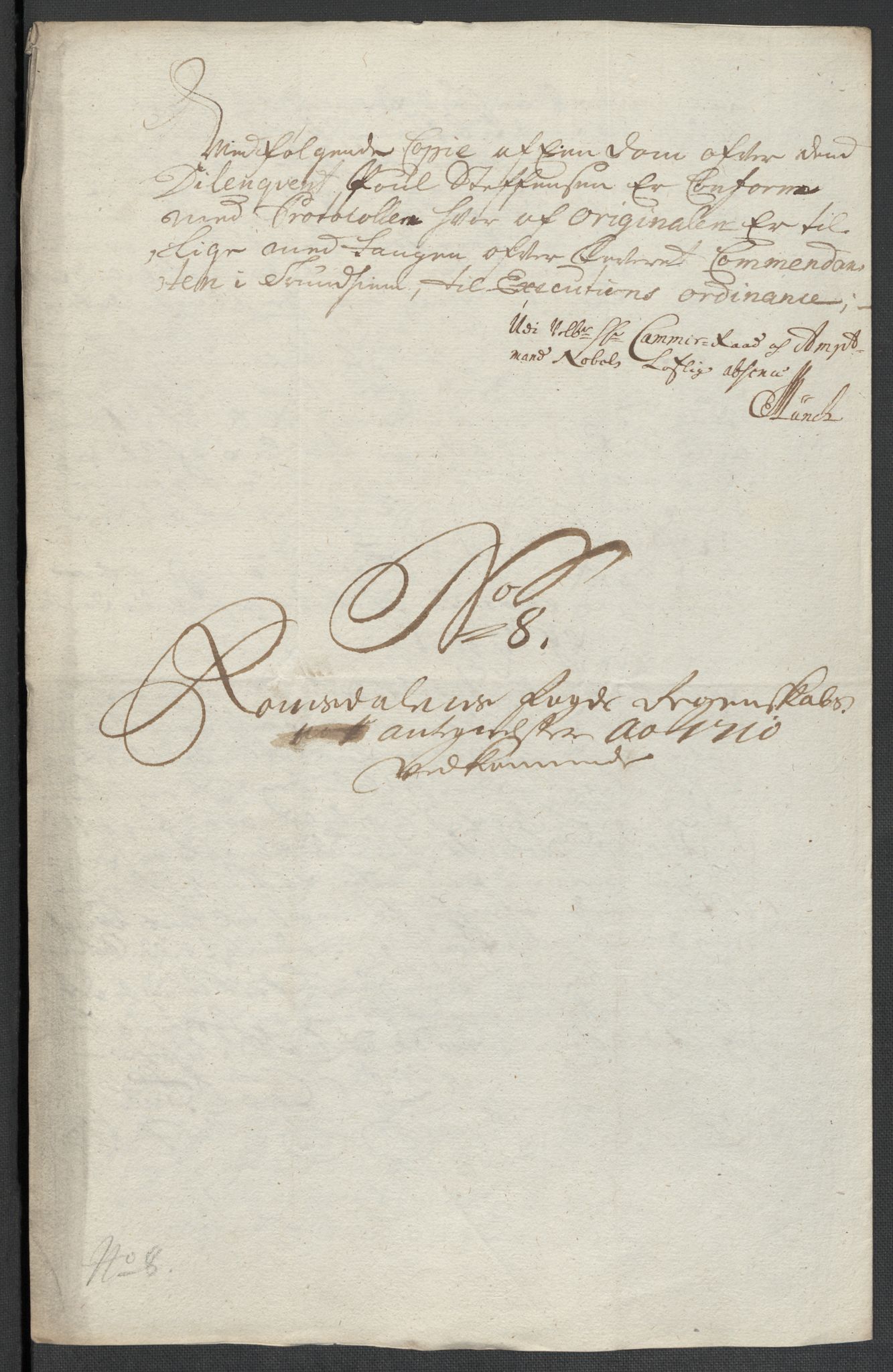 Rentekammeret inntil 1814, Reviderte regnskaper, Fogderegnskap, AV/RA-EA-4092/R55/L3659: Fogderegnskap Romsdal, 1709-1710, p. 463