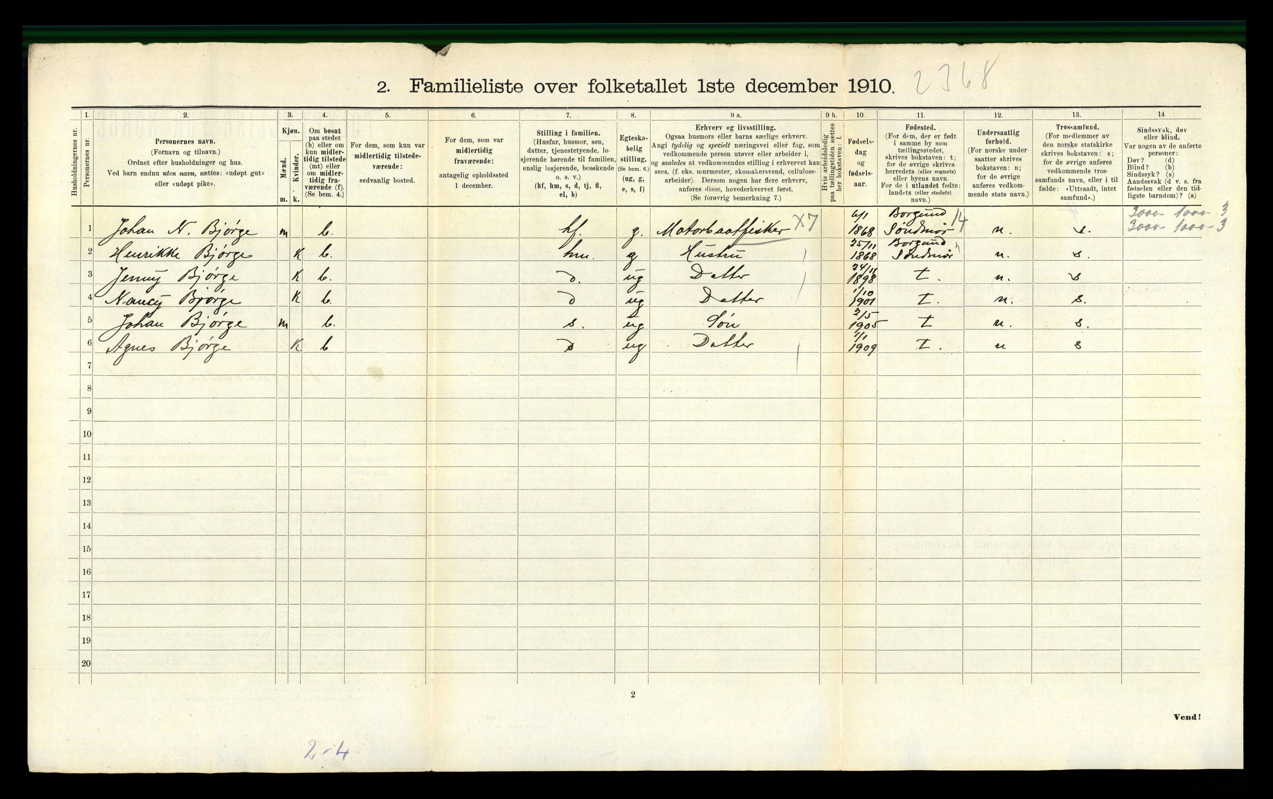 RA, 1910 census for Ålesund, 1910, p. 6552