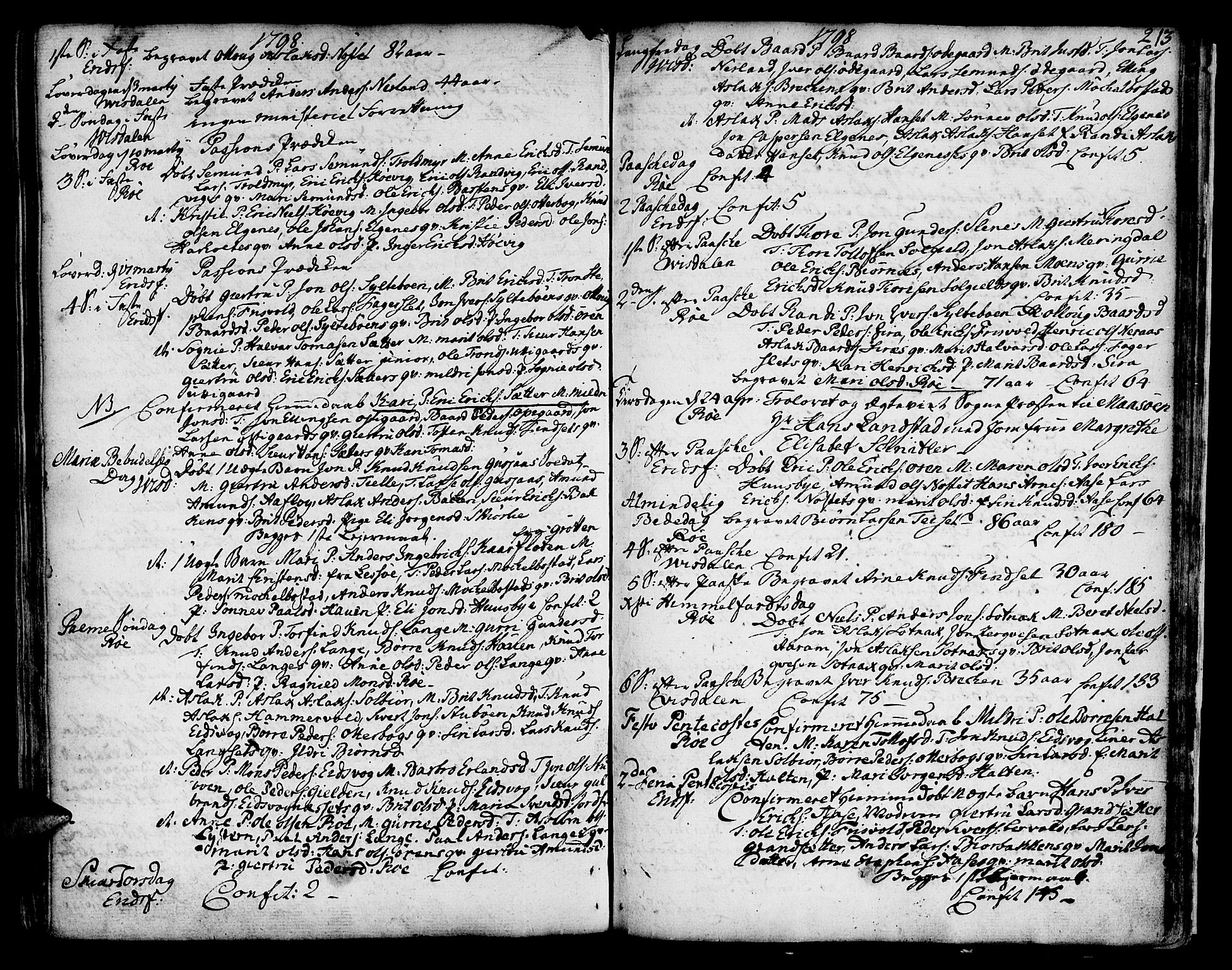 Ministerialprotokoller, klokkerbøker og fødselsregistre - Møre og Romsdal, AV/SAT-A-1454/551/L0621: Parish register (official) no. 551A01, 1757-1803, p. 213
