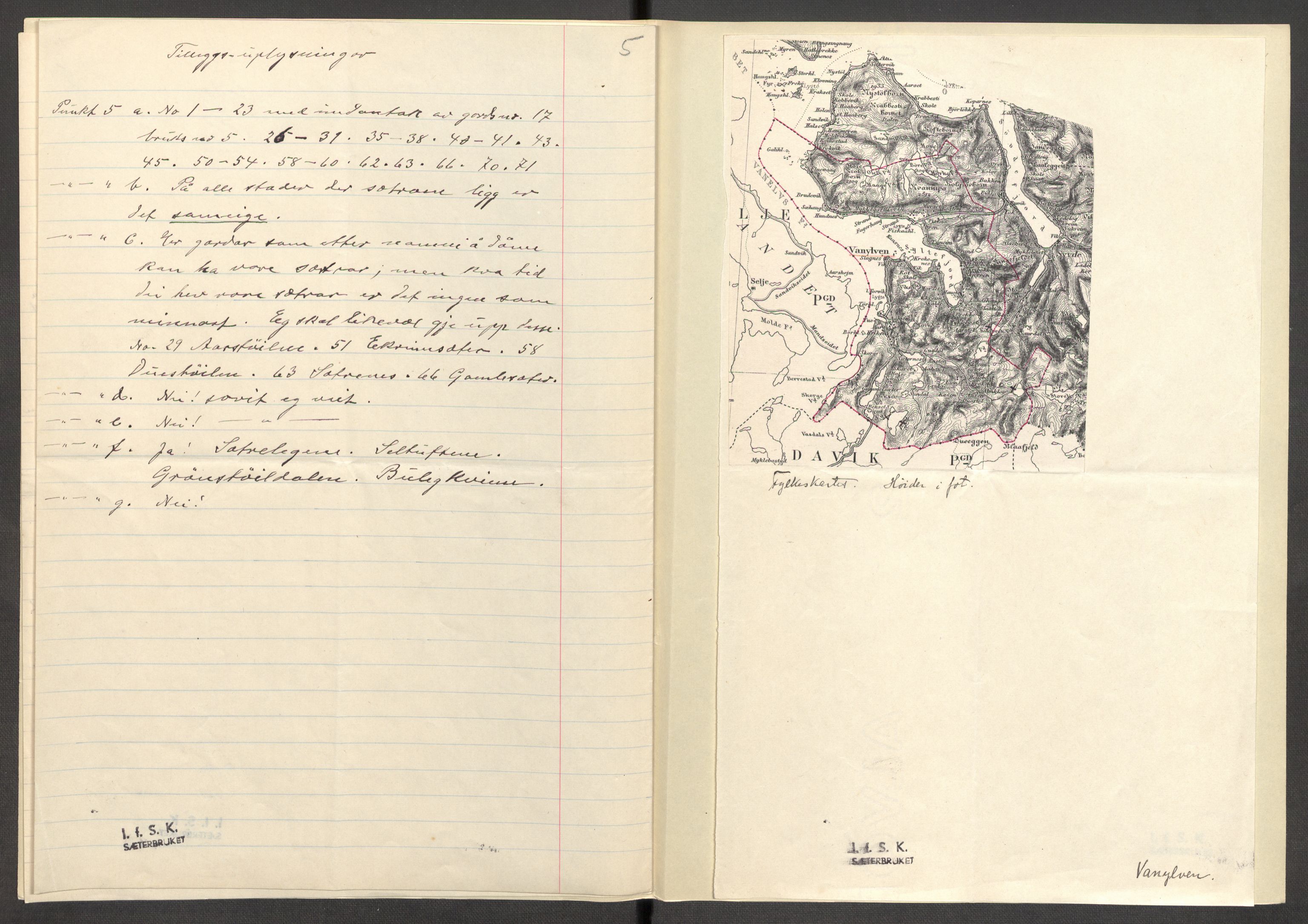 Instituttet for sammenlignende kulturforskning, AV/RA-PA-0424/F/Fc/L0012/0002: Eske B12: / Møre og Romsdal (perm XXXII), 1934-1936