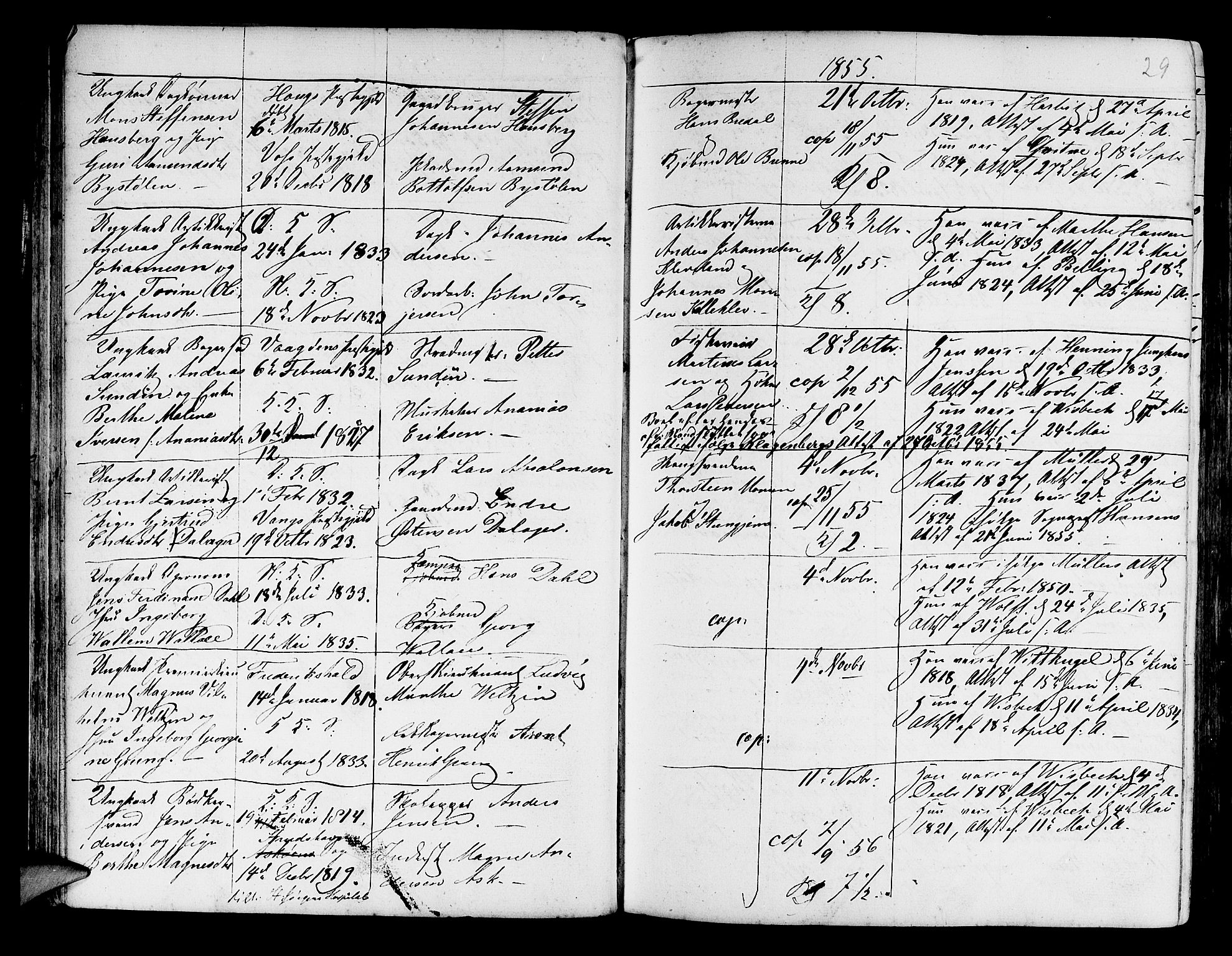 Korskirken sokneprestembete, SAB/A-76101/H/Haa/L0009: Parish register (official) no. A 9, 1743-1861, p. 29