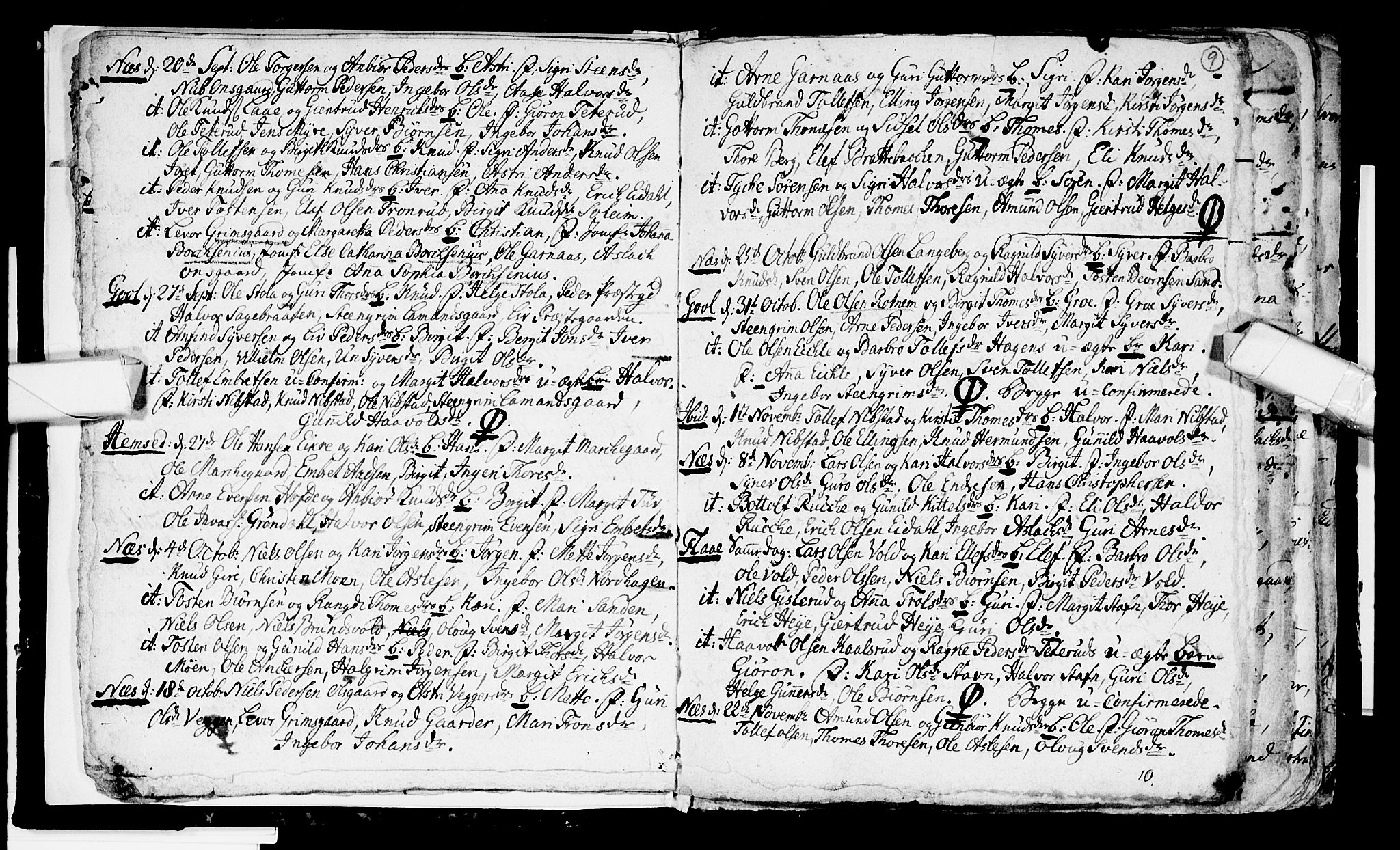 Nes kirkebøker, AV/SAKO-A-236/F/Fa/L0003: Parish register (official) no. 3, 1760-1764, p. 9