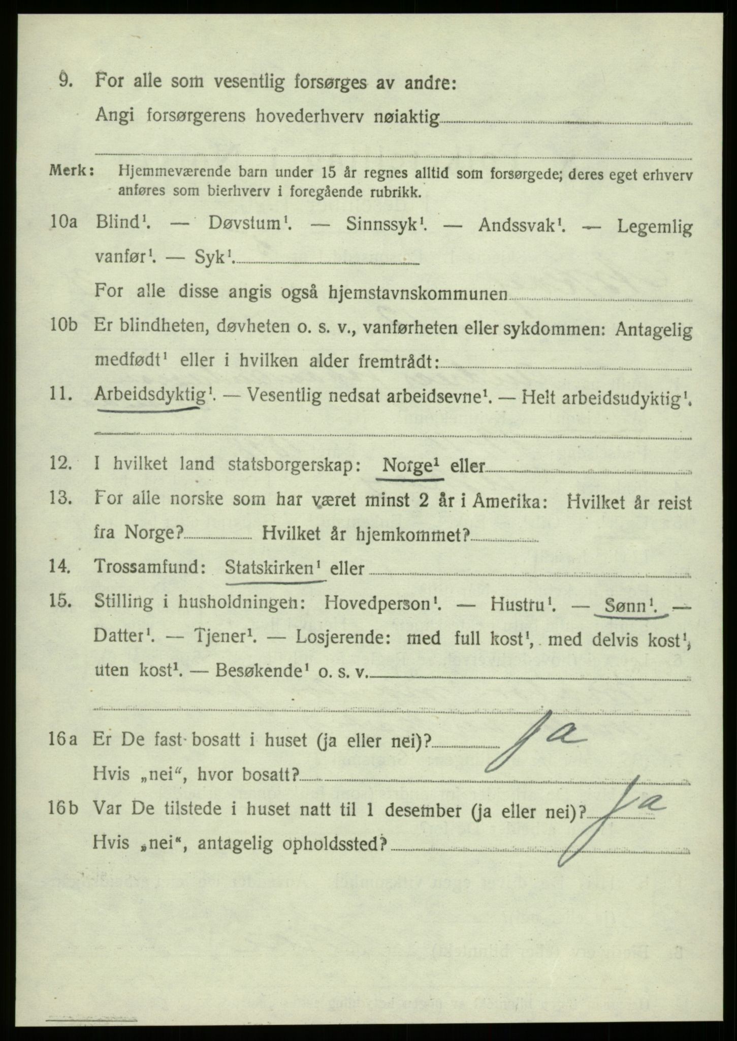 SAB, 1920 census for Askøy, 1920, p. 6497