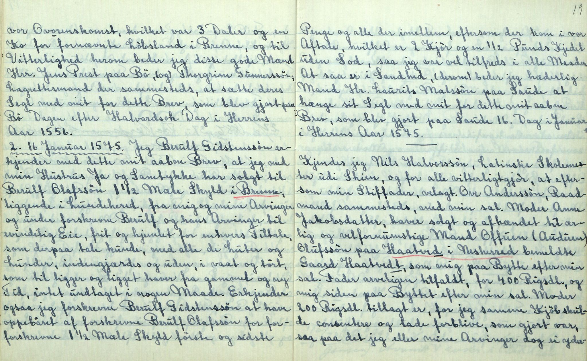 Rikard Berge, TEMU/TGM-A-1003/F/L0013/0018: 451-470 / 468 H. etc. Tvedten i "Fremskr." 1885-91, 1943-1944, p. 18-19