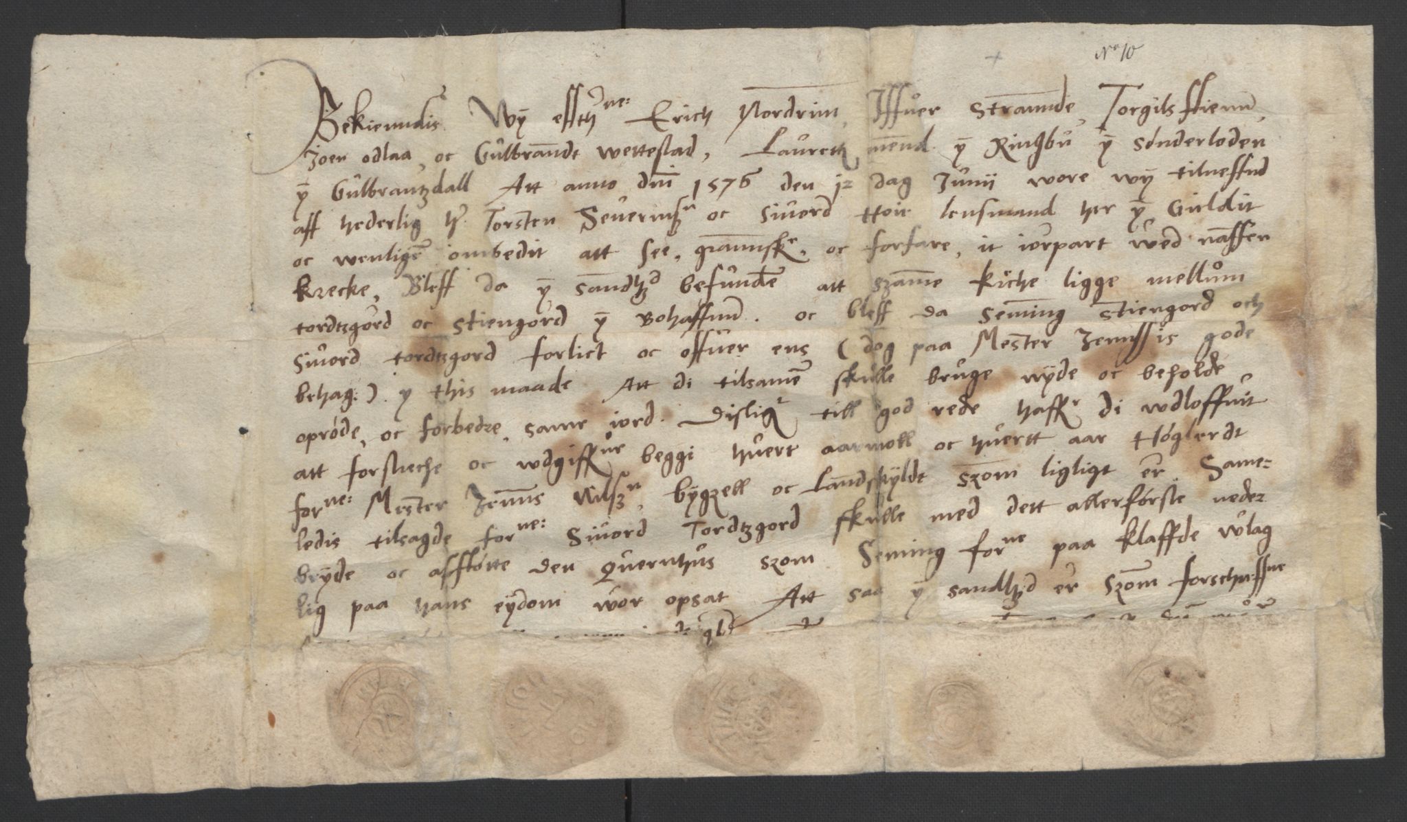 Oslo stiftsdireksjon, AV/SAO-A-11085/G/Gb/L0001: Bispestolens dokumenter, 1584-1612, p. 48